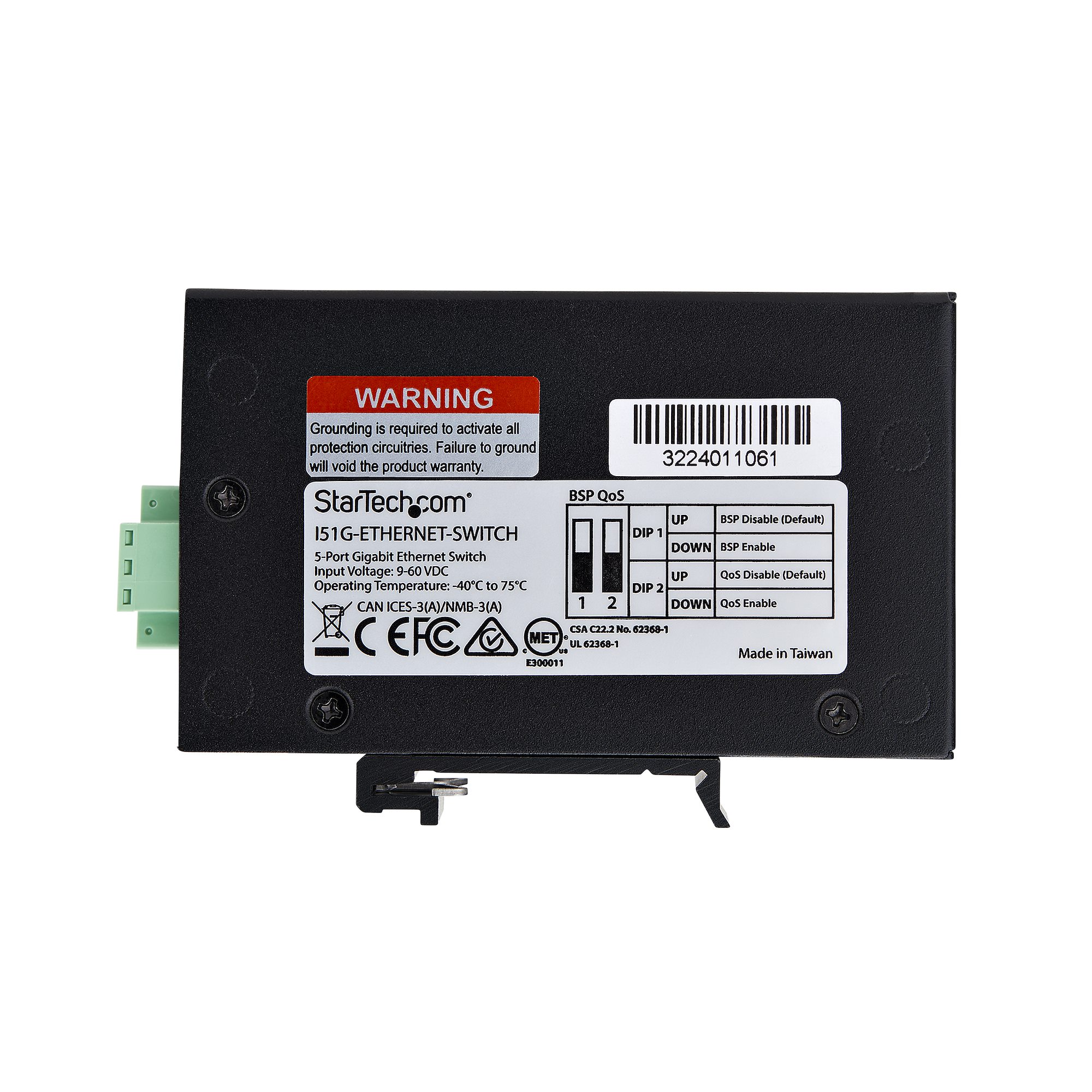 5-Port Unmanaged Industrial Network Switch, 100/1000