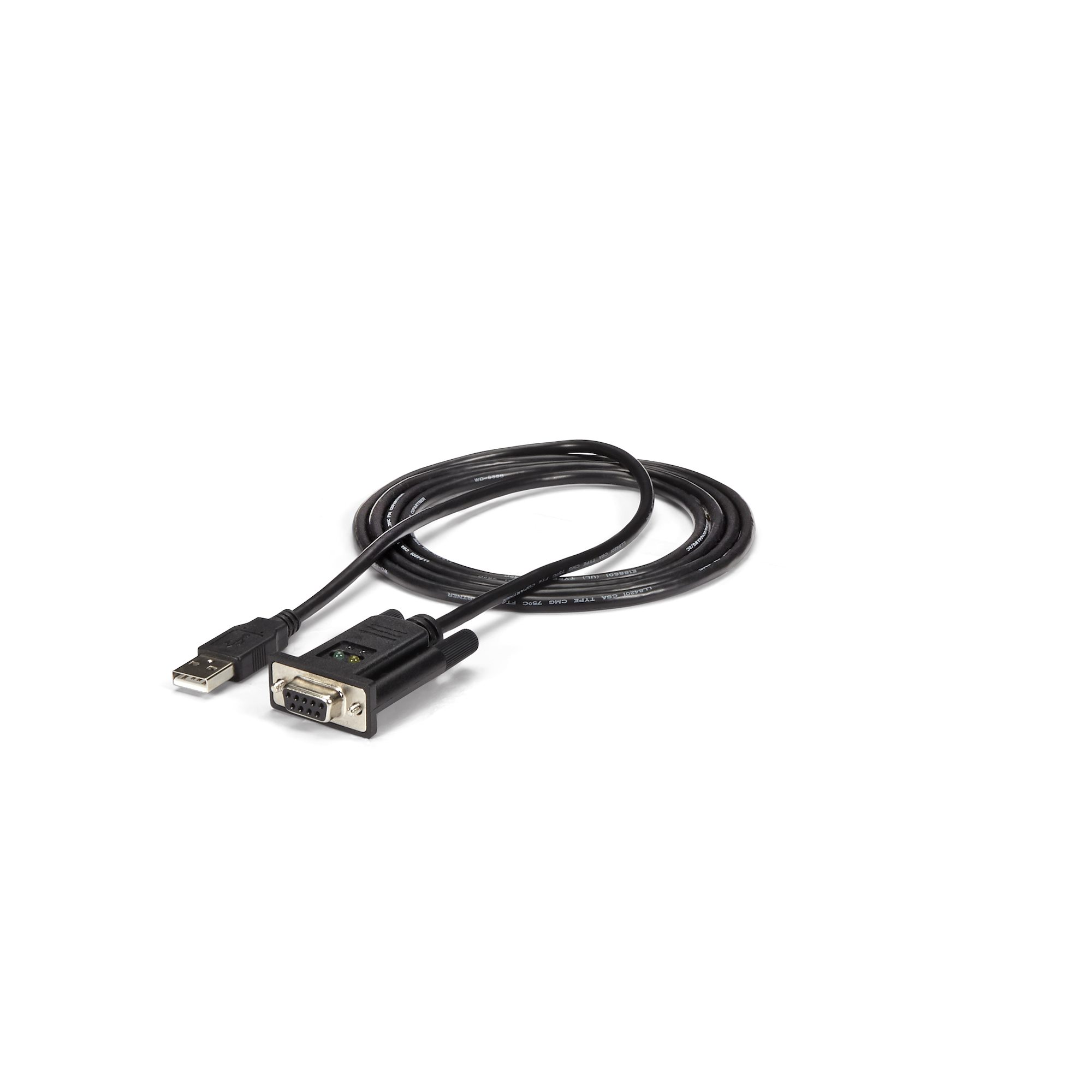 1.8m USB to Serial Adapter FTDI CHIPSET RS232 WIN 10 DB9 
