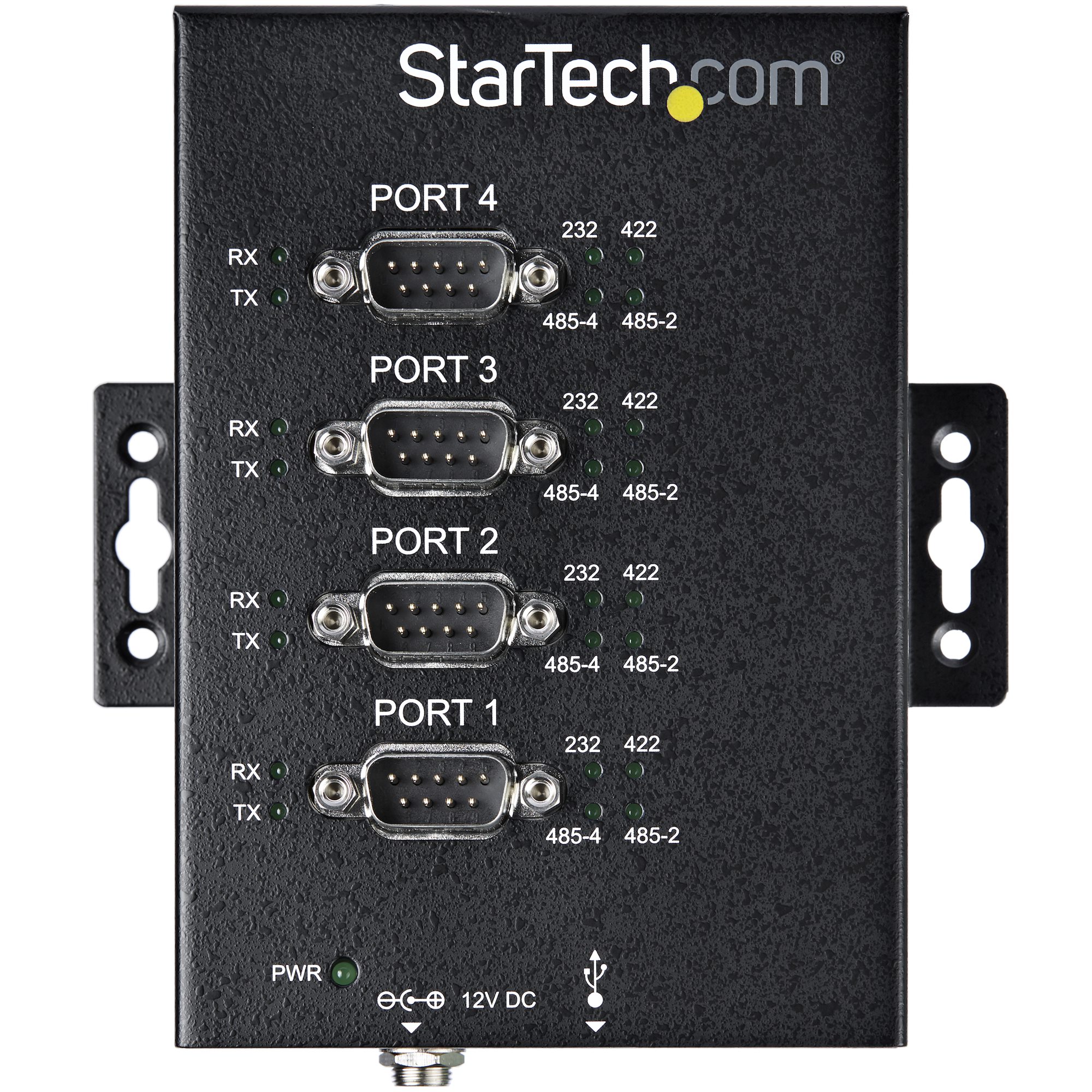 StarTech.com Hub adaptateur industriel USB vers série 2 ports à fix