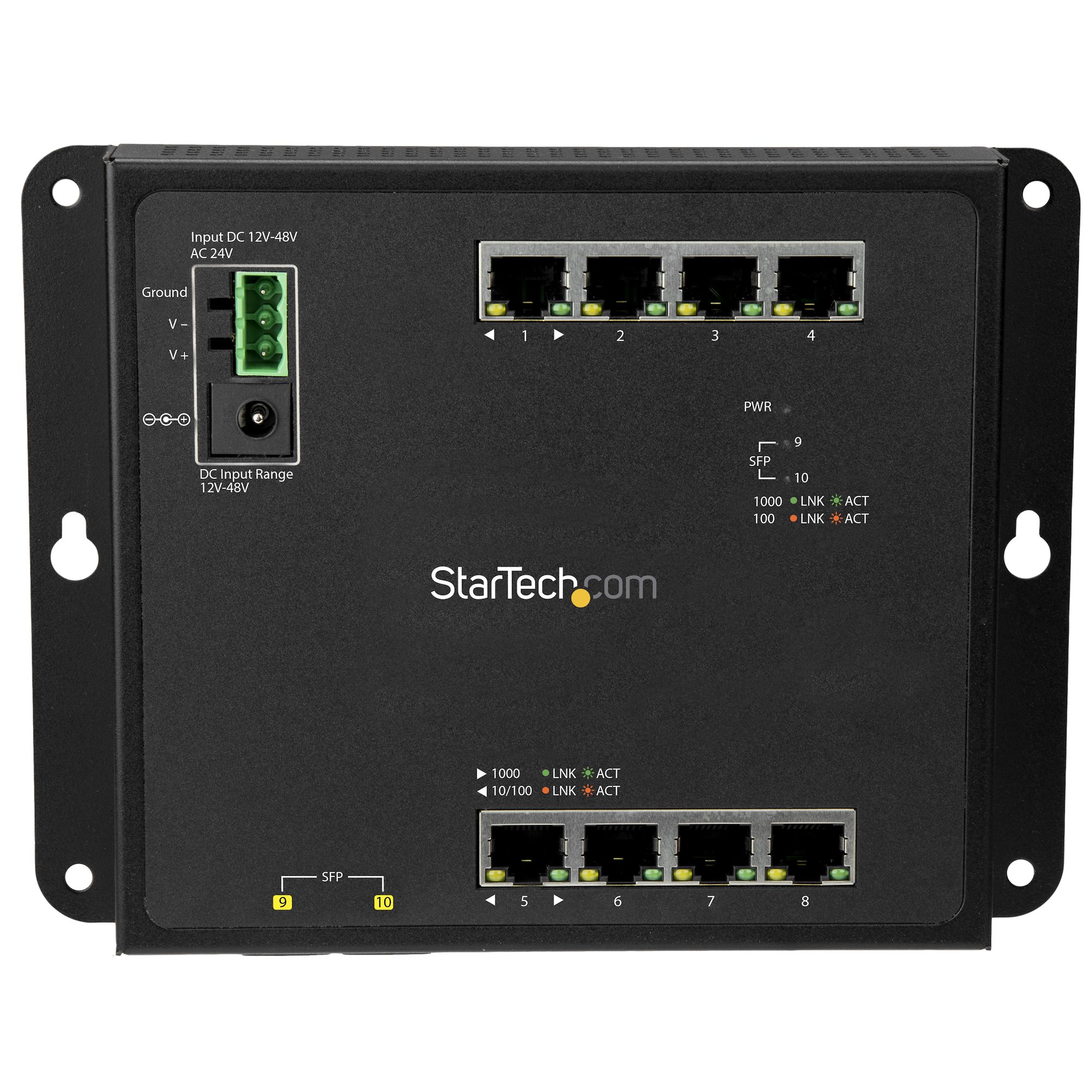  XikeStor 8 Port 10G SFP+ L2+ Managed Ethernet Switch, Multi  Gigabit Network Switch, Ethernet Splitter High Speed, Ethernet Hub, Metal  Housing, Desktop/Wall-Mount : Electronics
