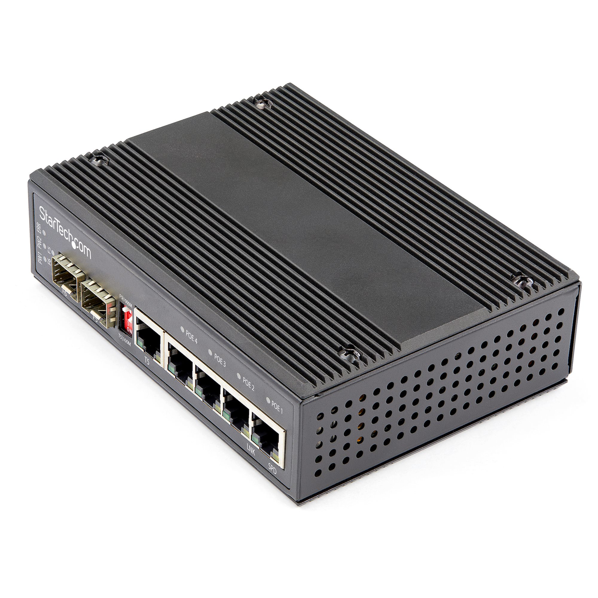 Industrial 5Port Gigabit PoE+ Switch 30W - Ethernet Switches