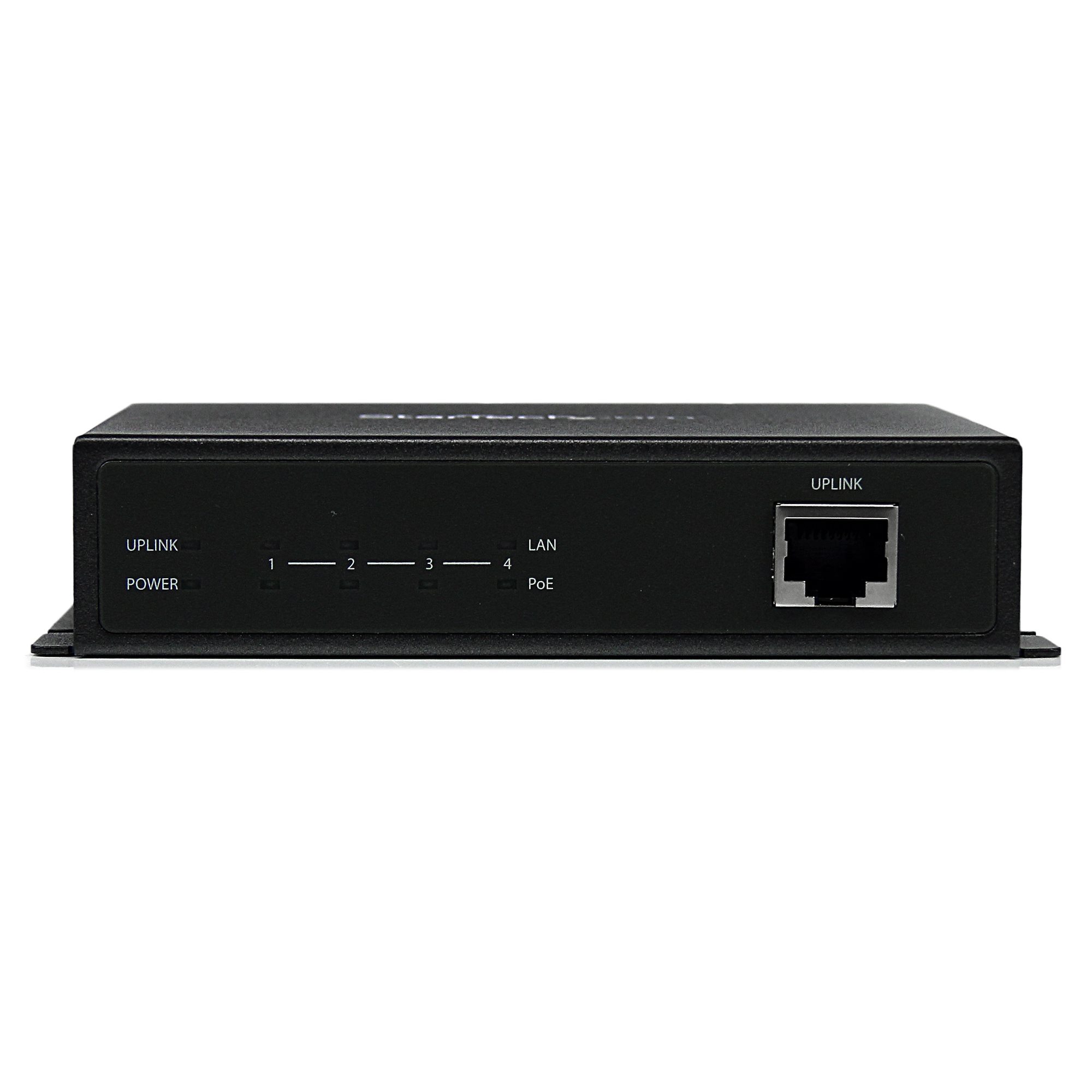 IPartserve Computerzubehör HA POE 4 Übertragungsreichweite: 150m 2 Fast Ethernet-Switch mit 6 Anschlüssen POE 10 / 100M 120W mit 4 Anschlüssen Schwarz Farbe : Black 
