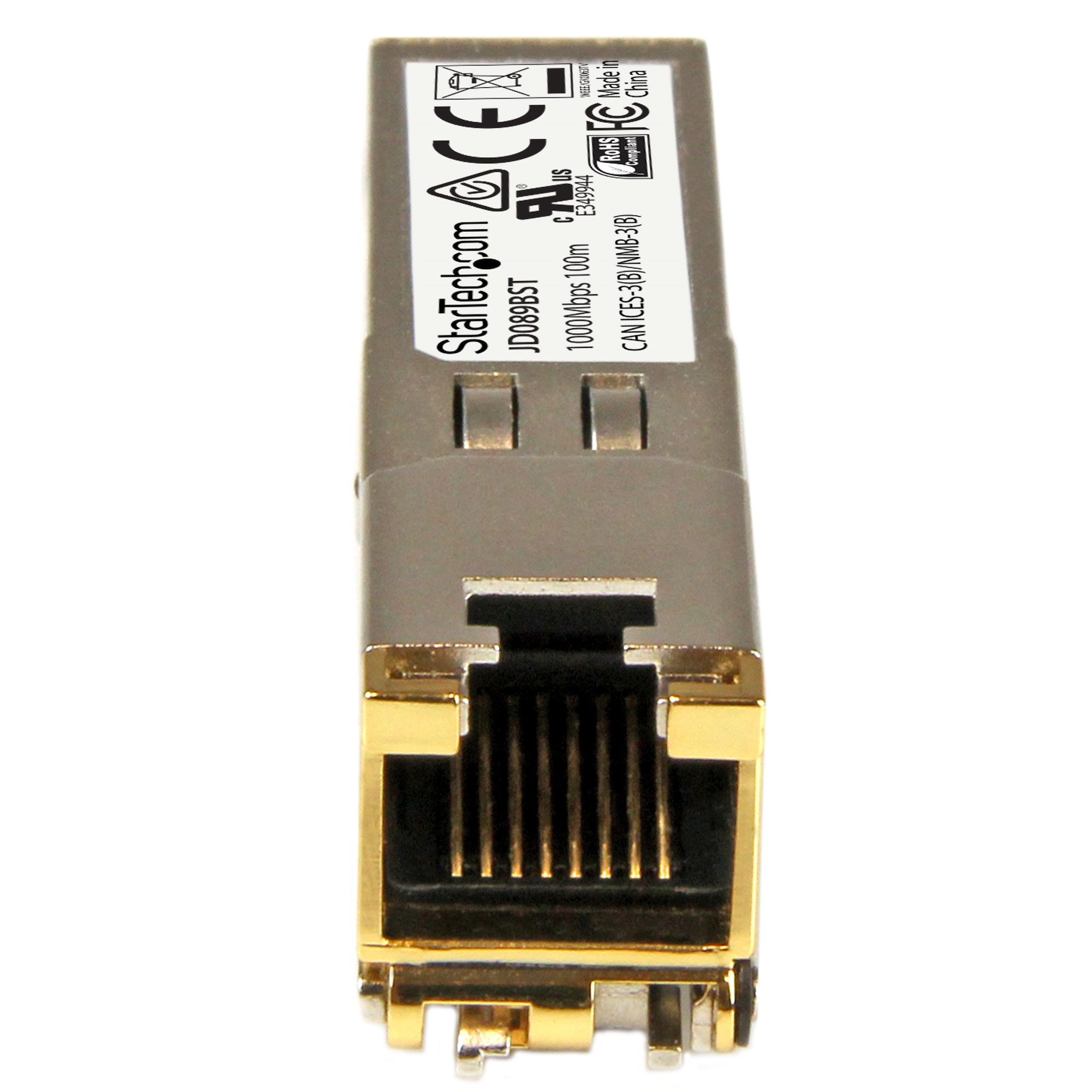 Mini-GBIC ipolex Compatible HPE JD089B/JD495A/JD089A/JC009A 1000BASE-T SFP Copper RJ-45 Transceiver Module CAT5e cable, 100-Meter 