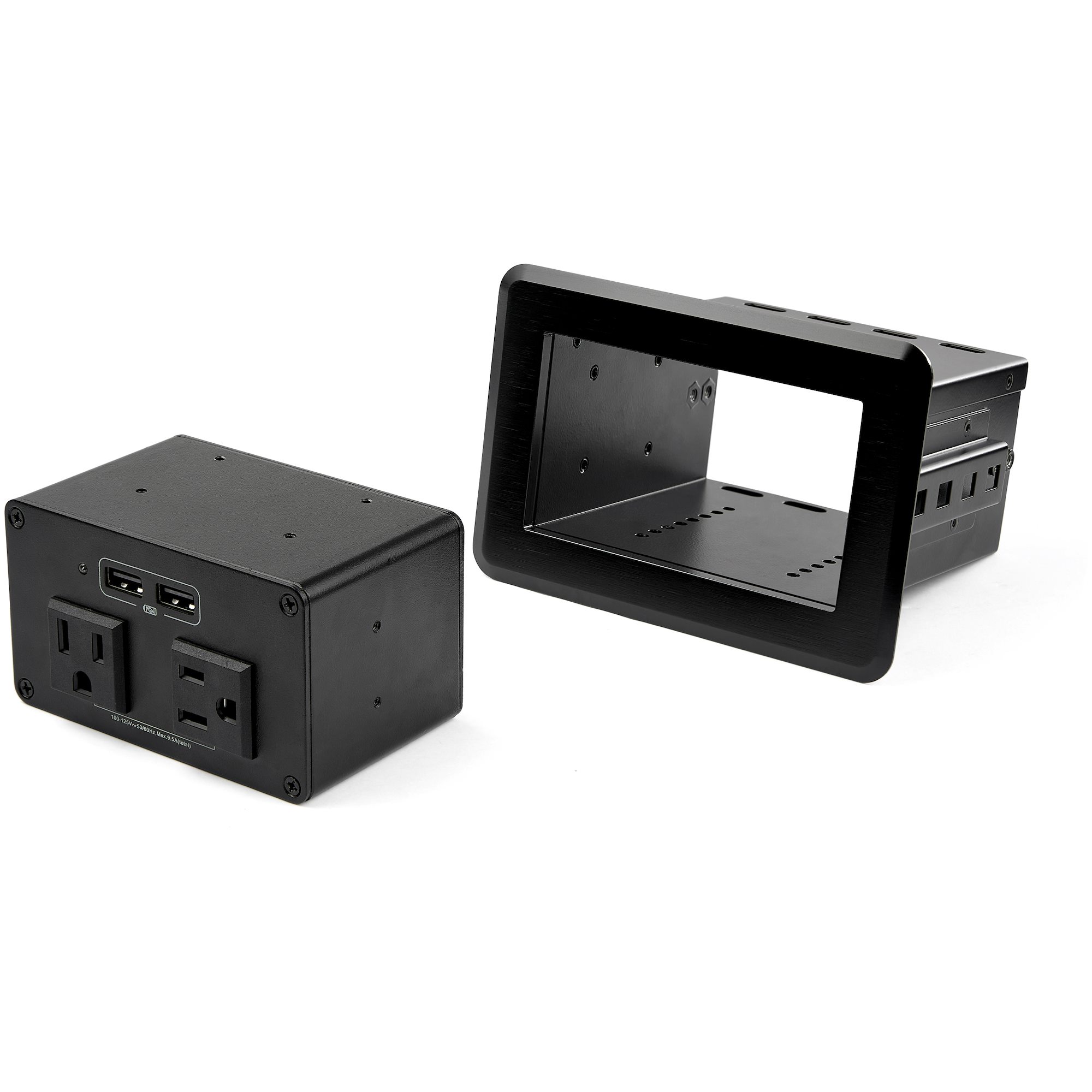 Conference Table Power Center 2 AC/USBA Bundles (Housing + Modules)