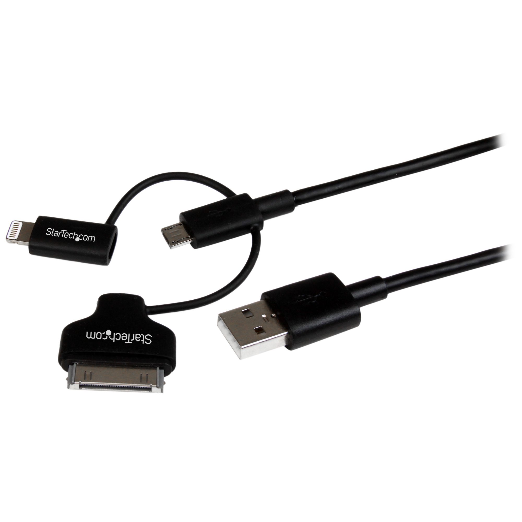 1m Lightning/Dock/Micro USB to USB Cable - Cables | StarTech.com