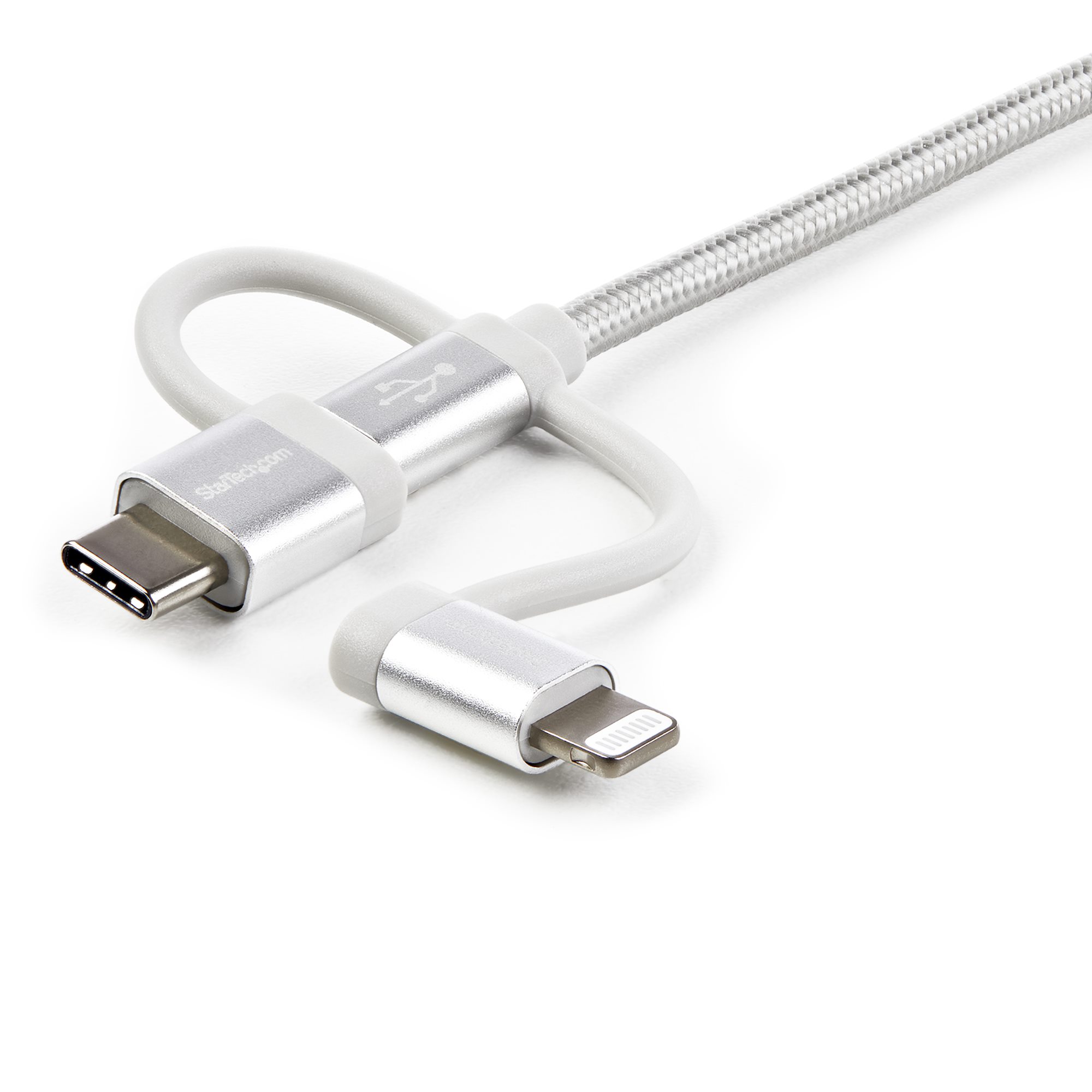 1 m (3 ft.) USB Multi Charging Cable - USB to Micro-USB or USB-C or  Lightning for iPhone / iPad / iPod / Android - Apple MFi Certified - 3 in 1  USB