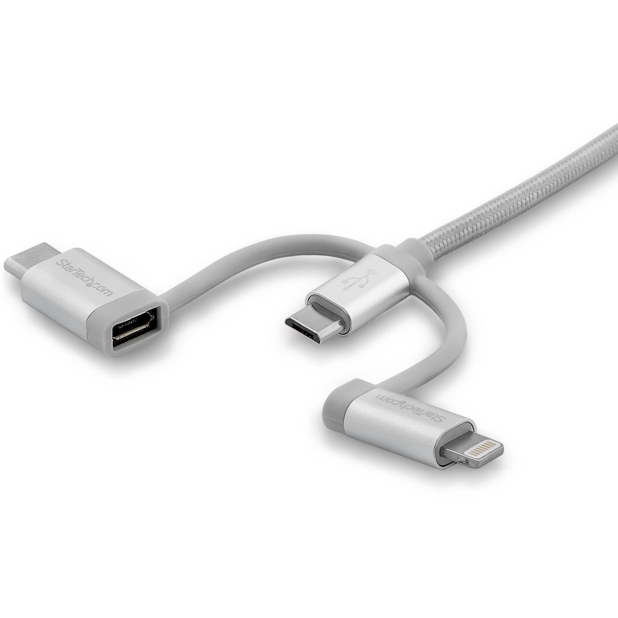 Cable USB MicroUSB USBC Lightning 2m Lightning Cables