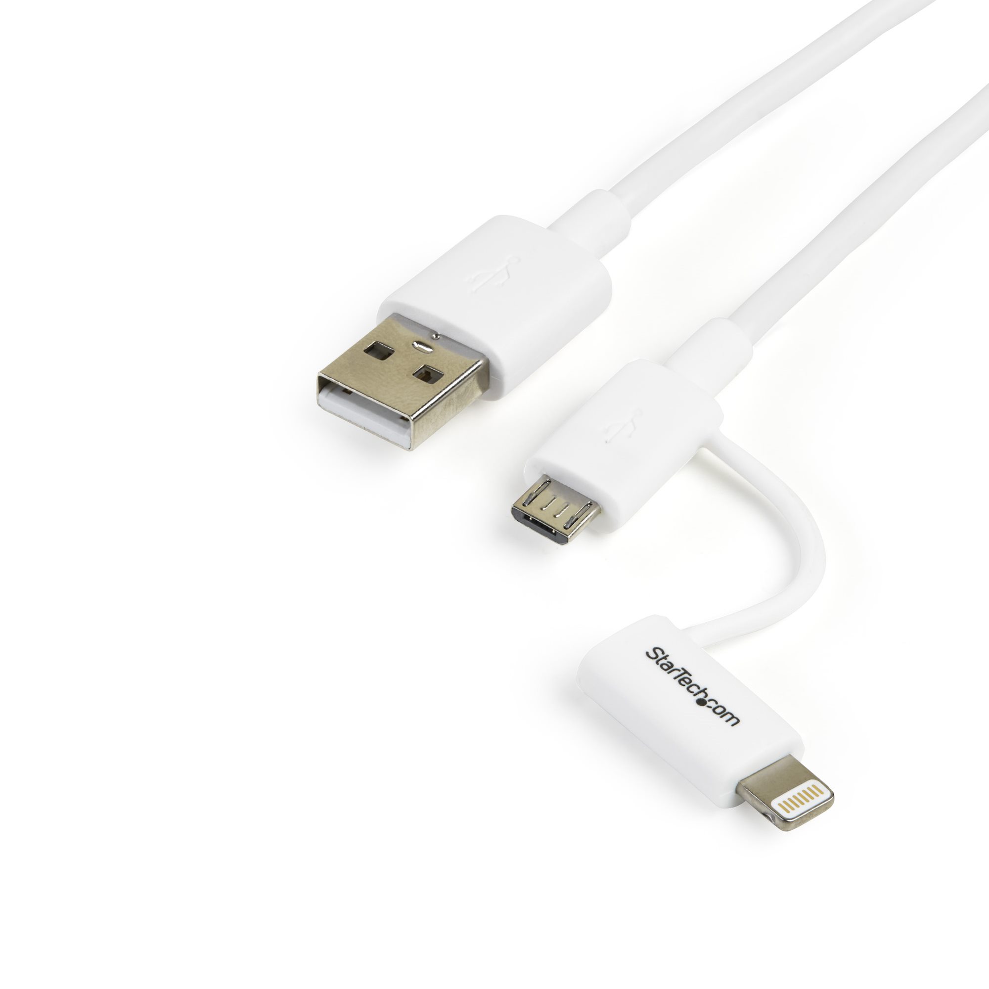 1m Lightning or Micro USB to USB Cable - Cables | StarTech.com