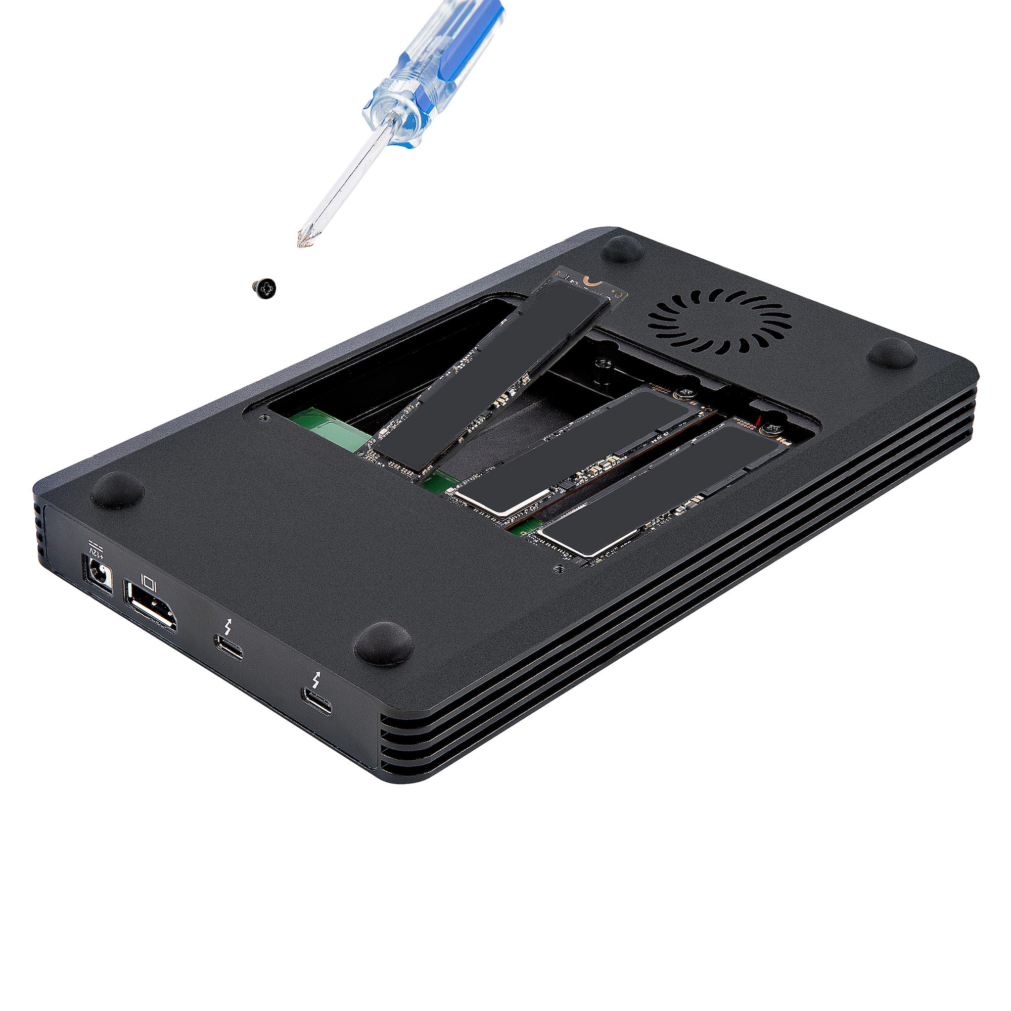 Boîtier USB4 Thunderbolt 4 40Gbps Type-C pour SSD M.2 NVMe/PCIe