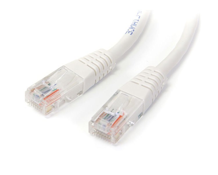 15m Cat5e White Molded Cat5e Patch Cable M45pat15mwh Cat 5e Cables Europe 1651