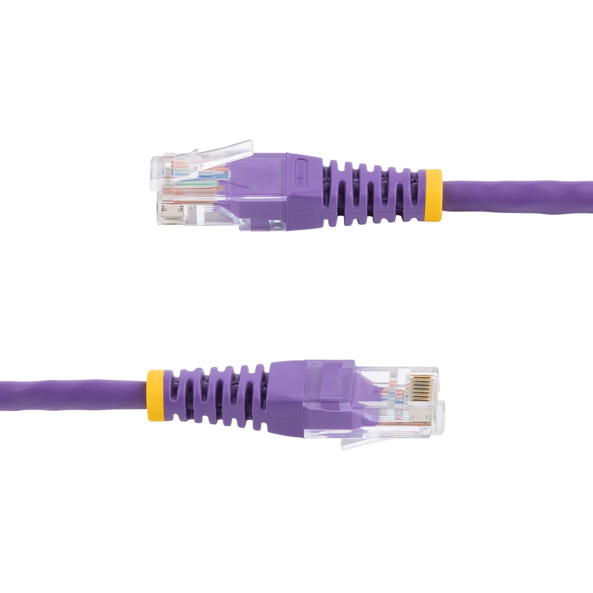 15ft Purple Molded Cat5e UTP Patch Cable (M45PATCH15PL) - Cat 5e Cables ...