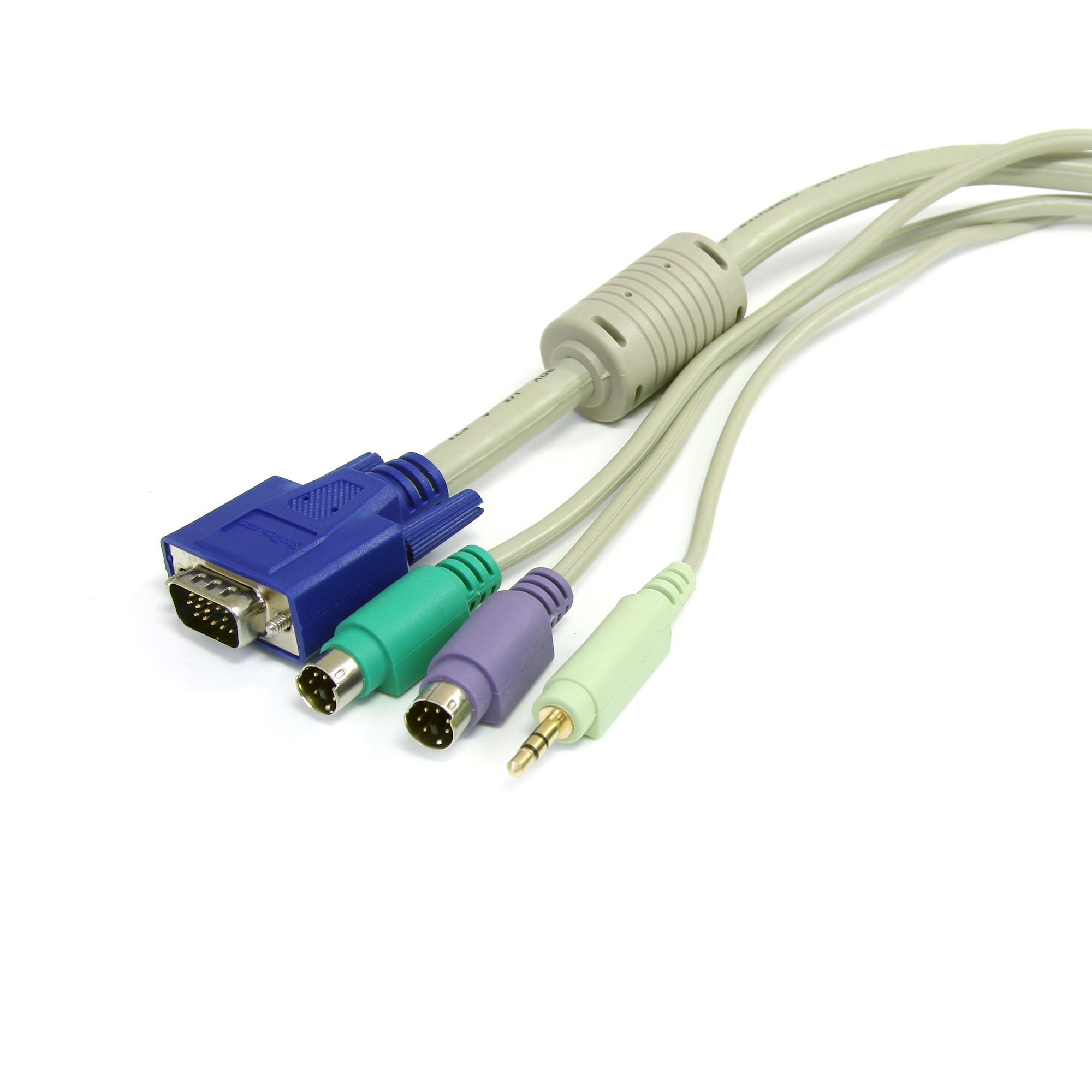 6 ft 4in1 PS/2 KVM Extension Cable PS/2 Cables