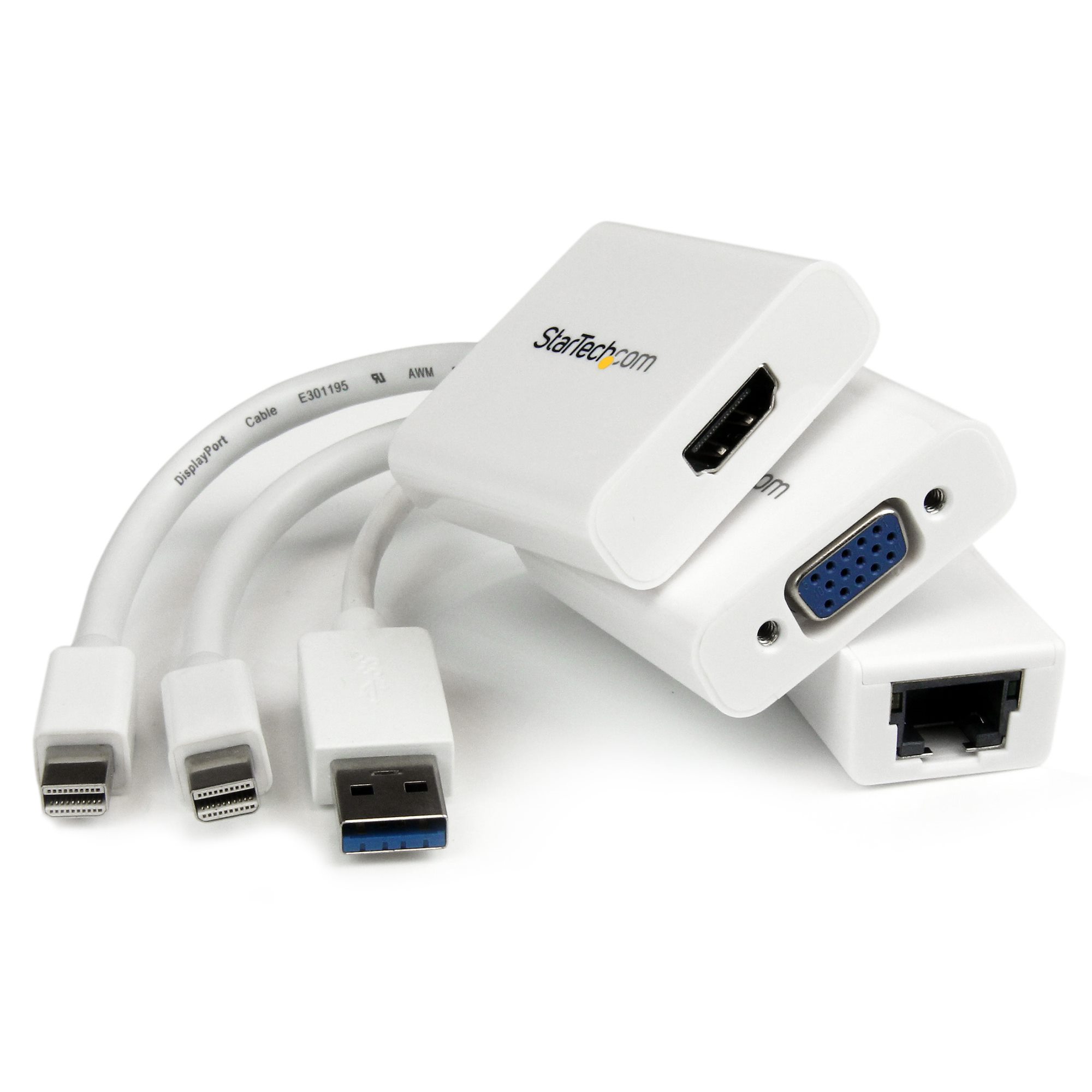 Macbook Air対応Mini DisplayPort/ミニディスプレポート－VGA/HDMI変換アダプタ USB 3.0－Gigabit  Ethernet LANアダプタ
