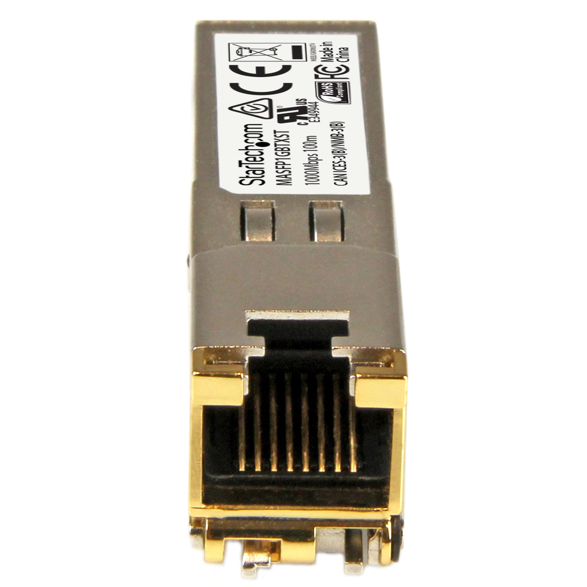 SFPモジュール／Cisco Meraki製品MA-SFP-1GB-TX互換／1000BASE-T準拠RJ45銅線トランシーバ