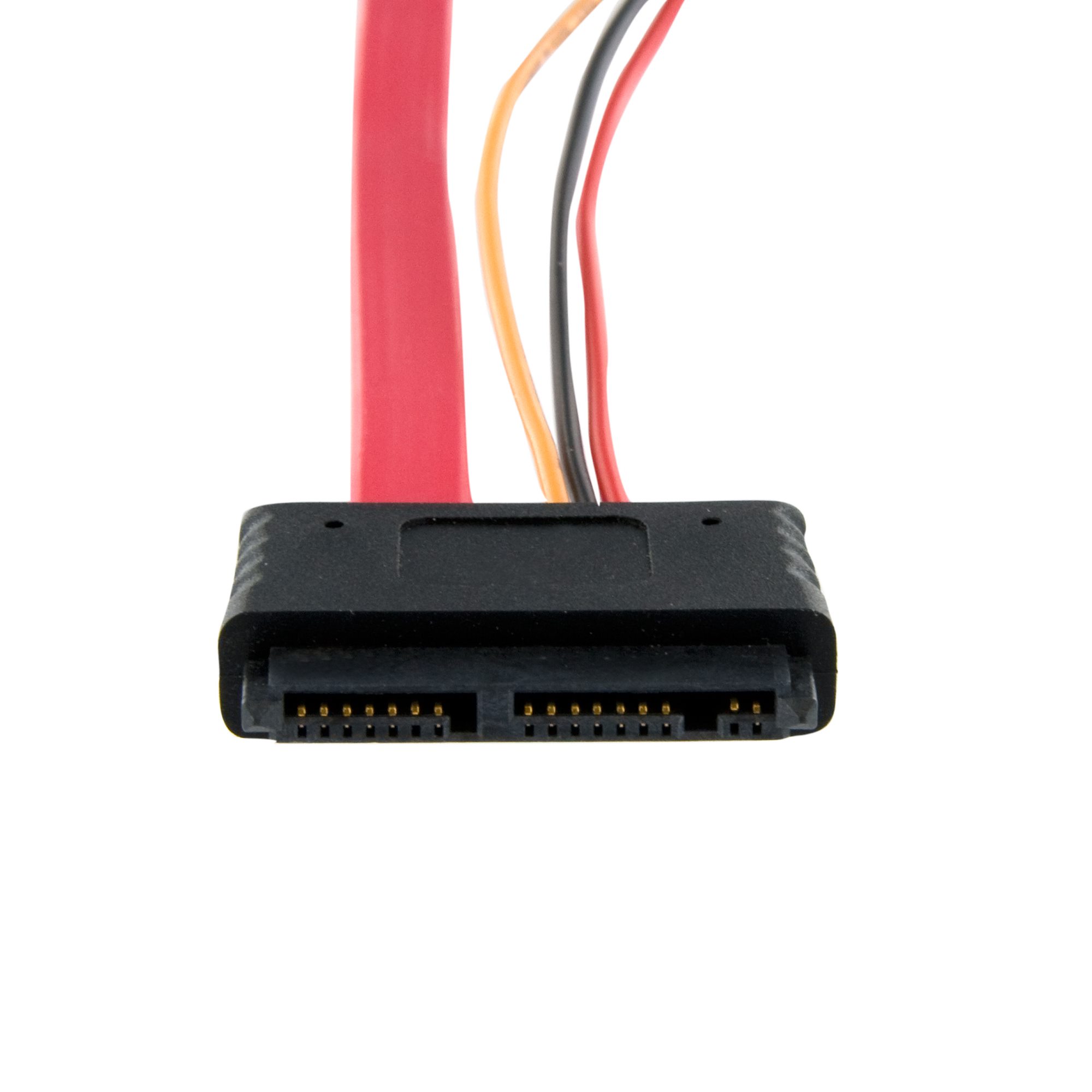 MediaRange MRCS134 Cavo SATA 30cm 3Gb/s - Collegamento HDD/SSD Nero E Rosso