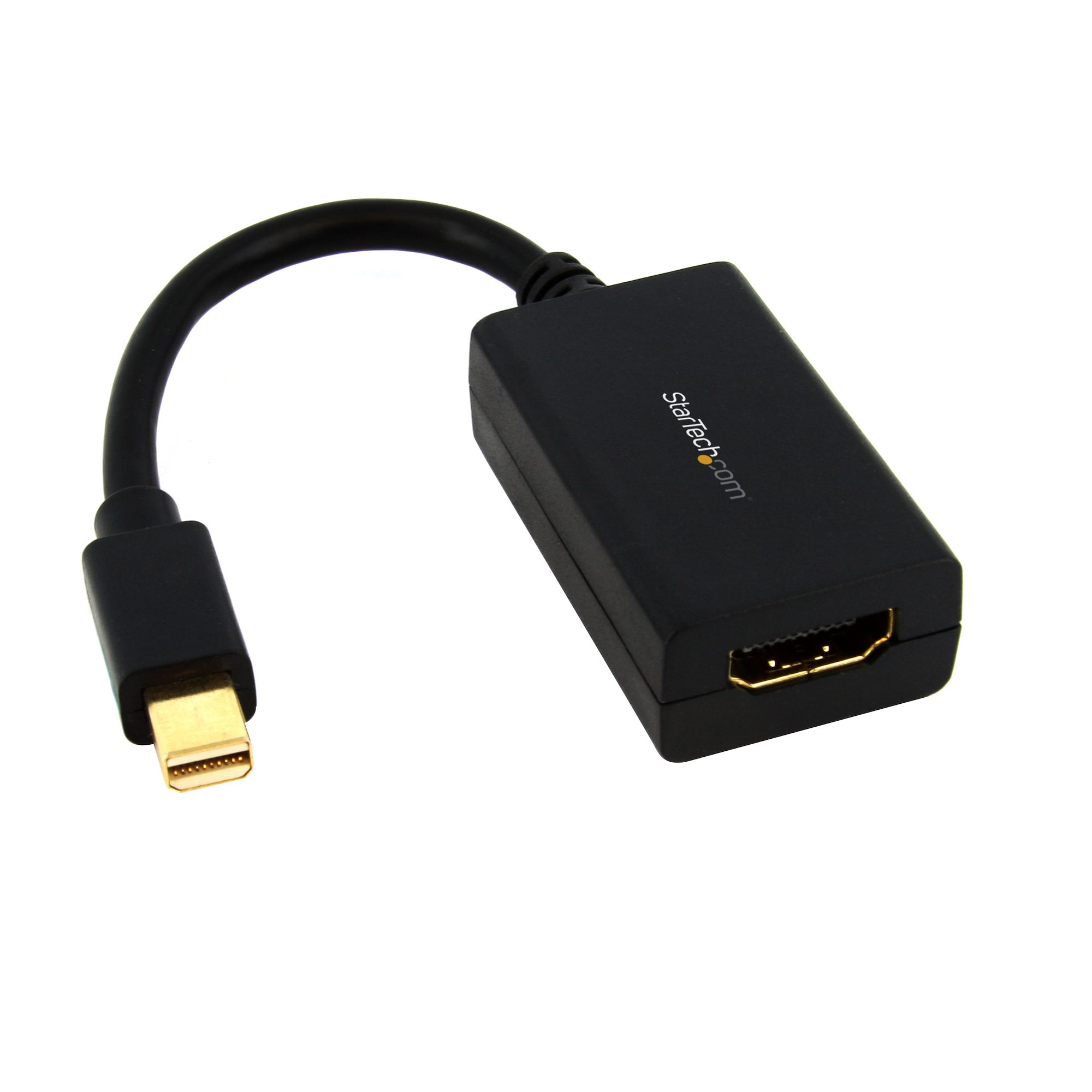 Mini DisplayPort to HDMI Adapter - mDP to HDMI Video Converter - 1080p -  mDP or TB 1/2 to HDMI Monitor/Display - Passive mDP 1.2 to HDMI Dongle - 