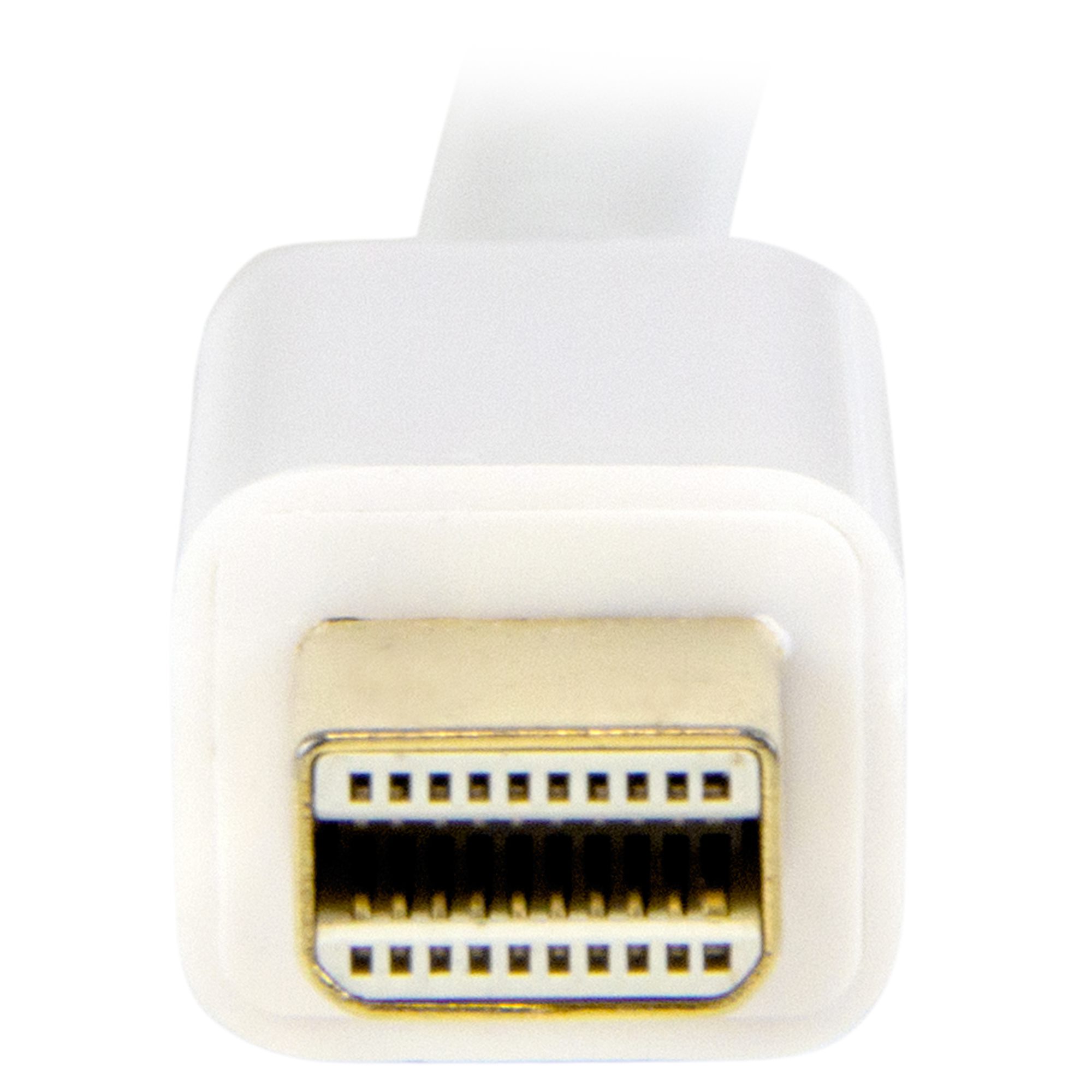 M/M MDP2HDMM1MW StarTech.com Câble adaptateur Mini DisplayPort vers HDMI de 1 m 4K Blanc 