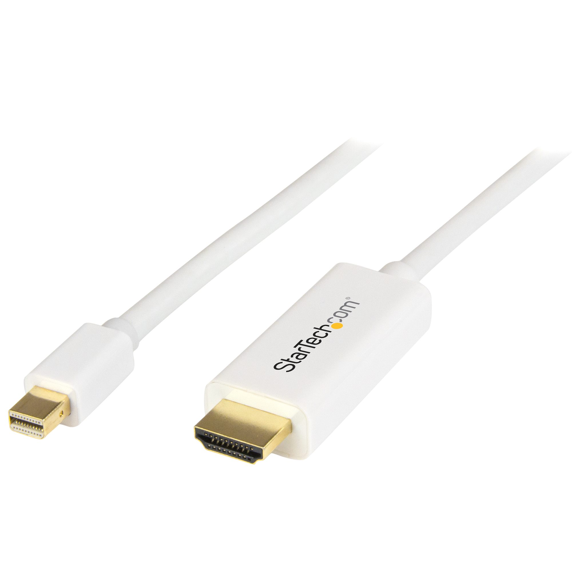 atlet pære risiko Min DisplayPort to HDMI Cable 3ft White - DisplayPort & Mini DisplayPort  Adapters | StarTech.com