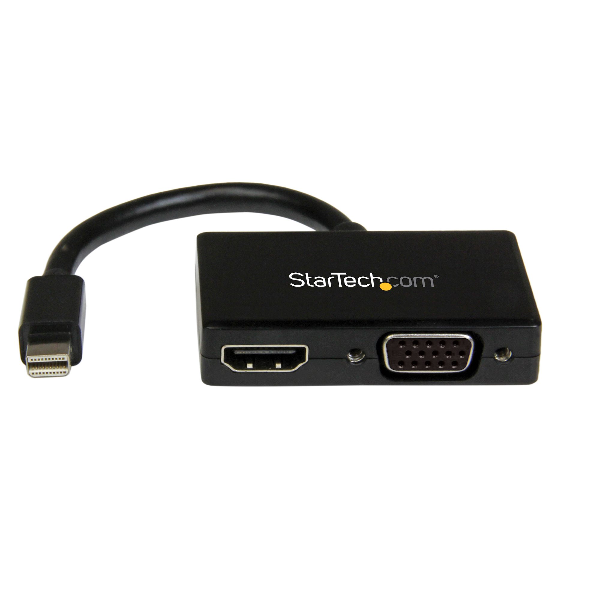 at straffe Kostumer Slovenien mDP to HDMI VGA Adapter Black - DisplayPort & Mini DisplayPort Adapters |  StarTech.com