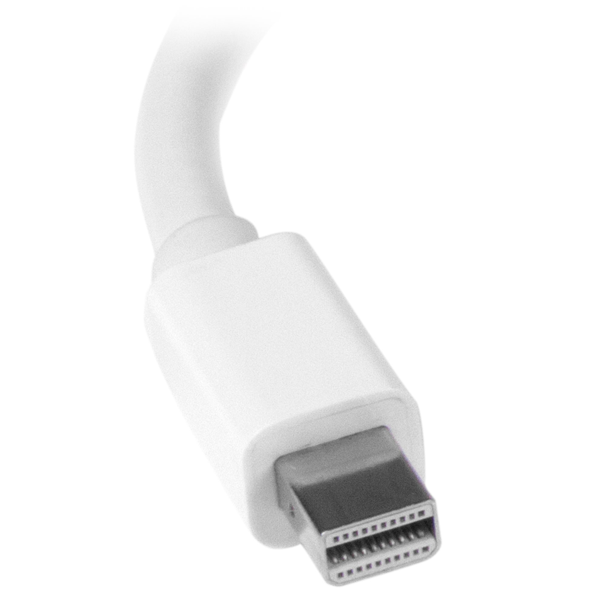 Mini DisplayPort接続トラベルアダプタ　2イン1 mini DP - VGA／HDMI変換アダプタ　ホワイト