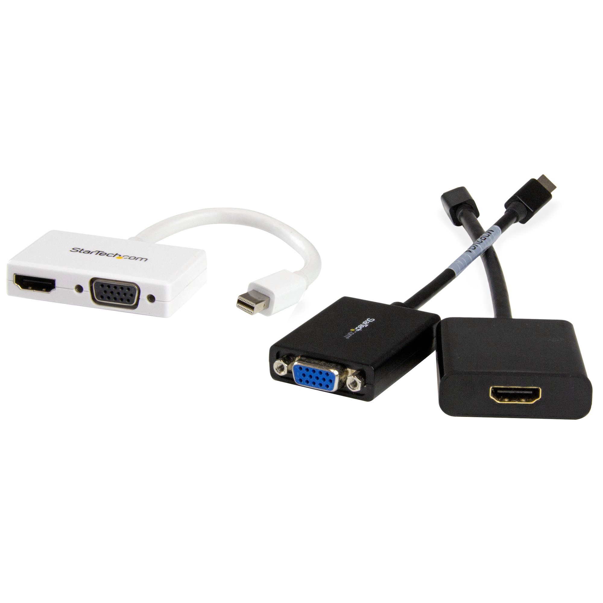 1266円 休日限定 StarTech.com Mini DisplayPort - DVI HDMI変換アダプタ ミニディスプレイポート接続3イン1アダプタ MDP2DPDVHD