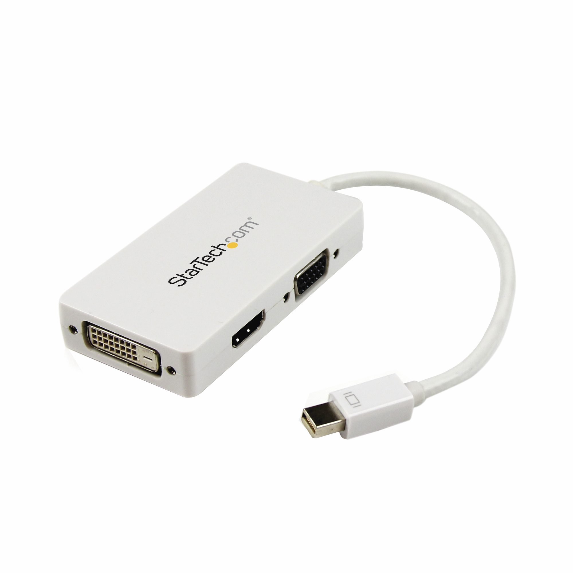 3In1Mini Display Port DP Thunderbolt to HDMI DVI VGA Adapter Cable For MacBook E 