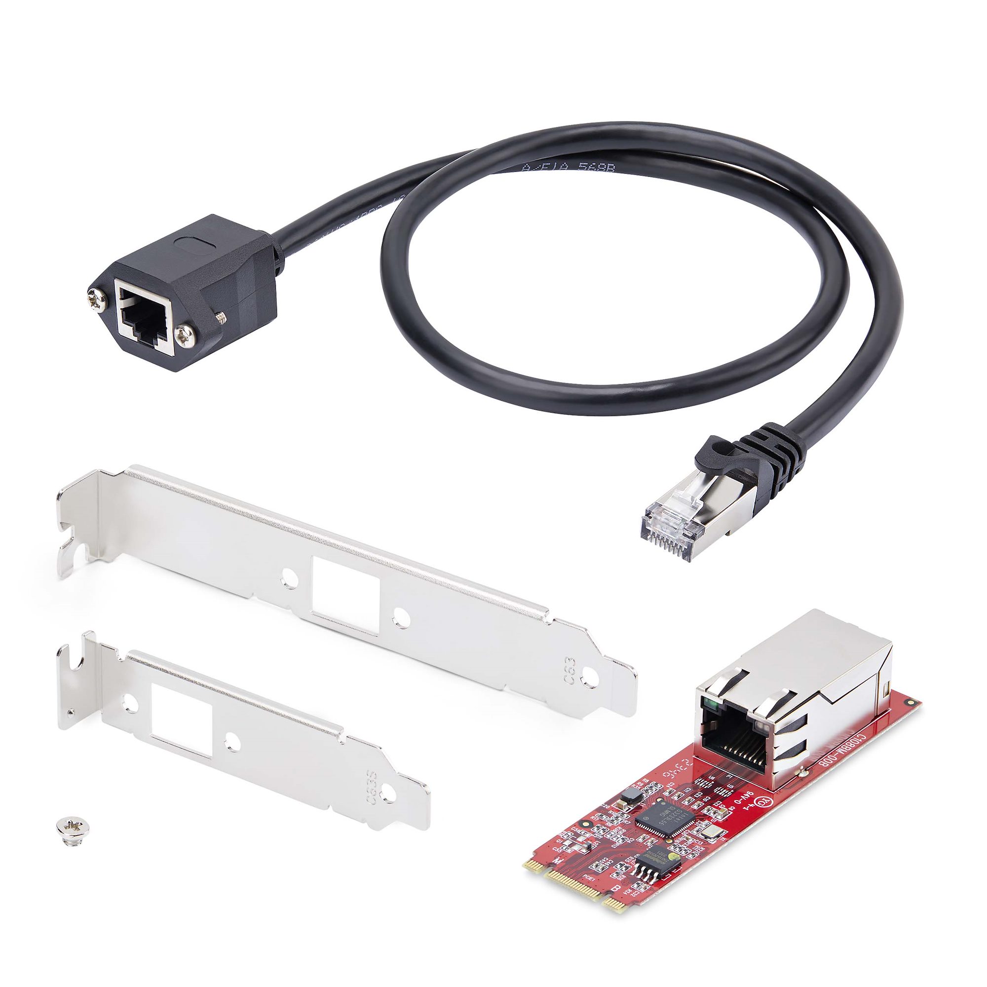M.2 PCIe network card featuring the Intel® I225-V-chip, offering