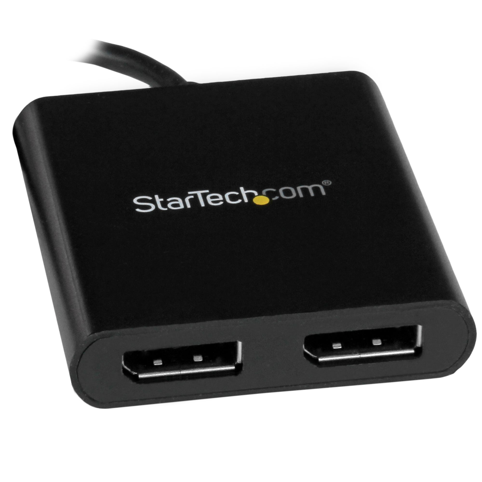 StarTech.com USB-C to Dual DisplayPort 1.2 Adapter, USB Type-C  Multi-Monitor MST Hub, Dual 4K 30Hz/1080p 60Hz DP Laptop Display Extender /  Splitter