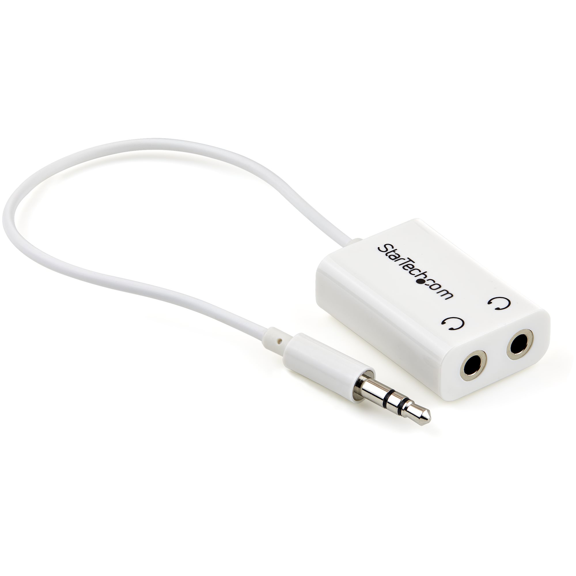 levering Wat is er mis operatie Slim Mini Jack Splitter Cable Adapter - Audio Cables and Adapters |  StarTech.com