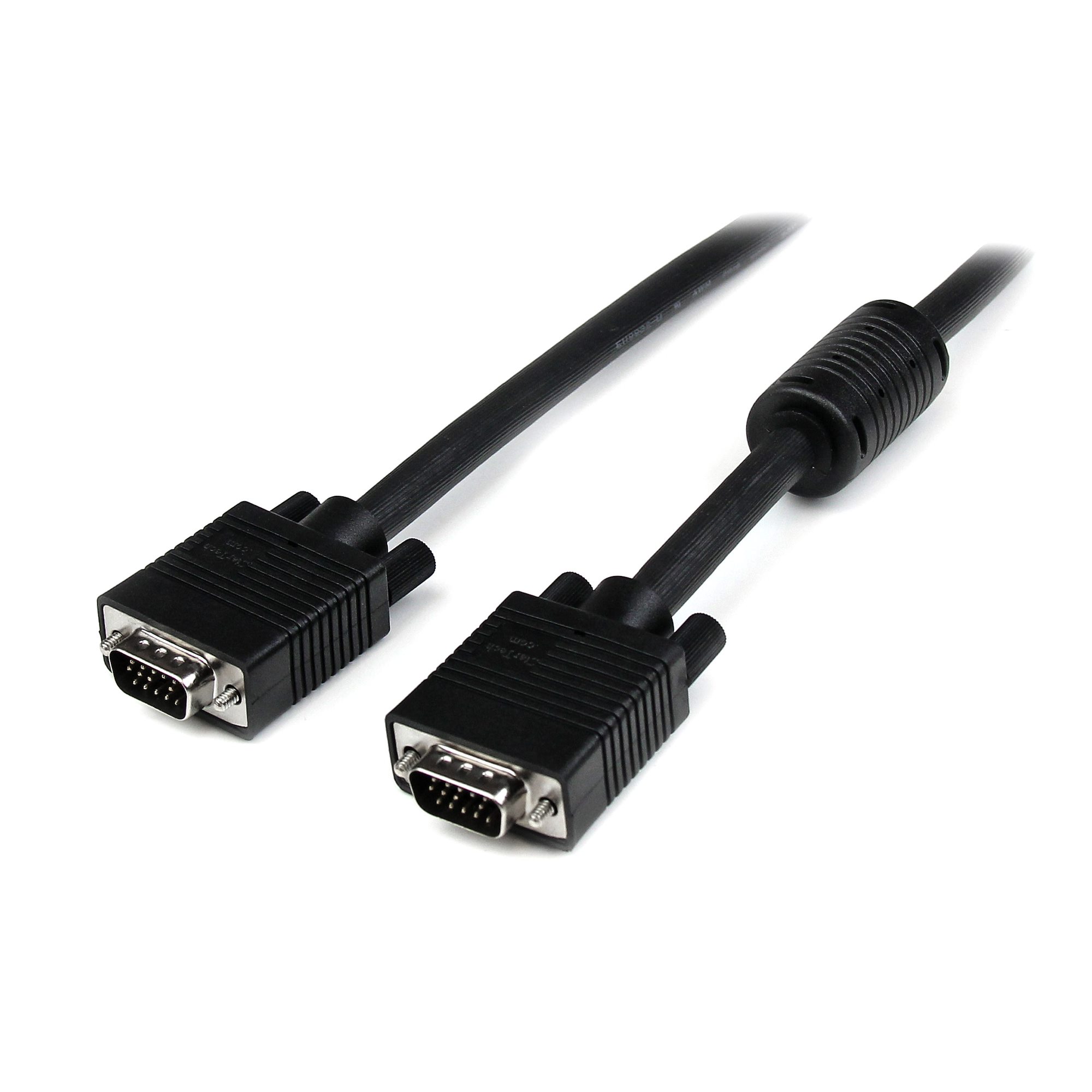 75ft Coax High Resolution Monitor VGA Cable - HD15 M/M