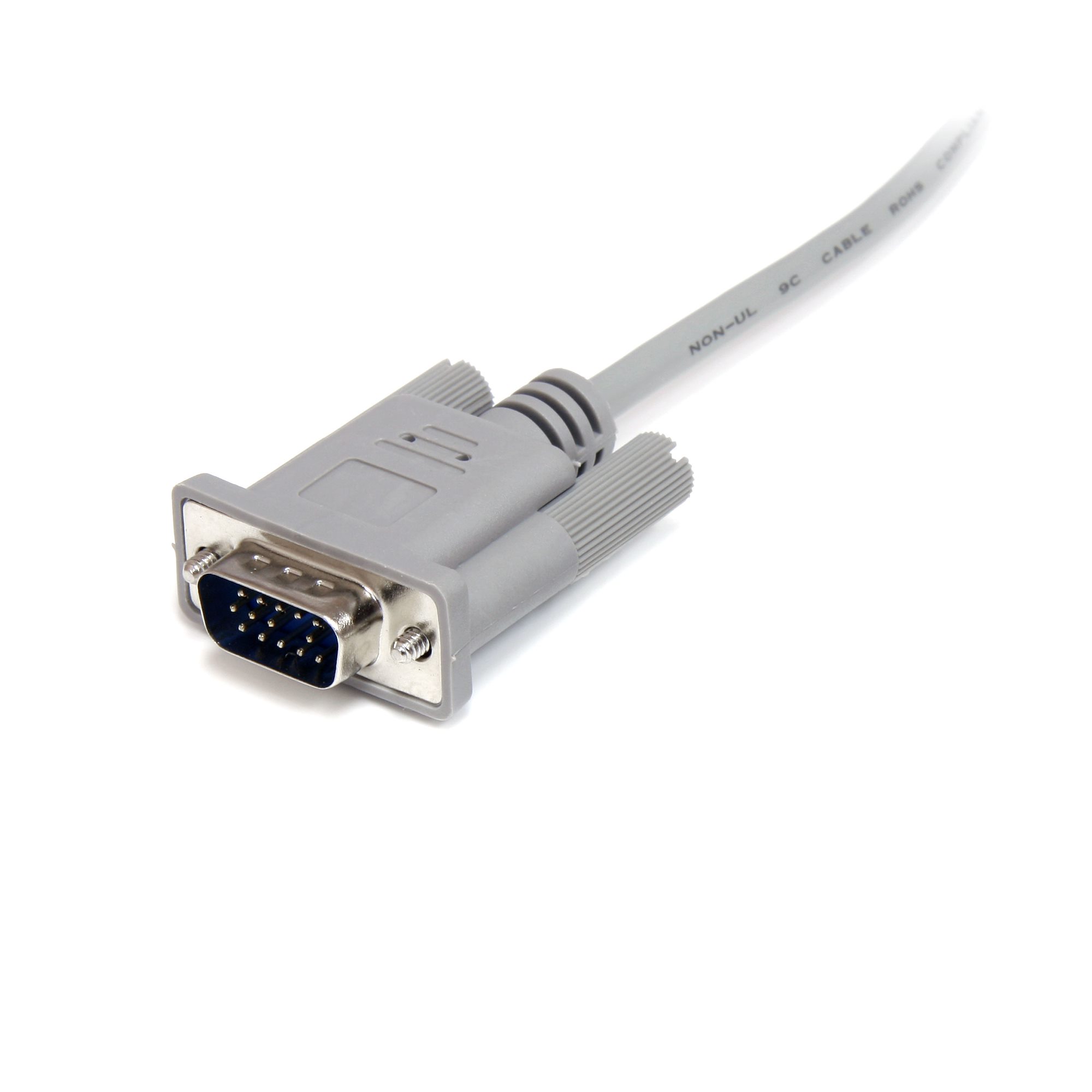 6ft Monitor Cable DB9 to HDDB15 M/M - Video Cable Adapters