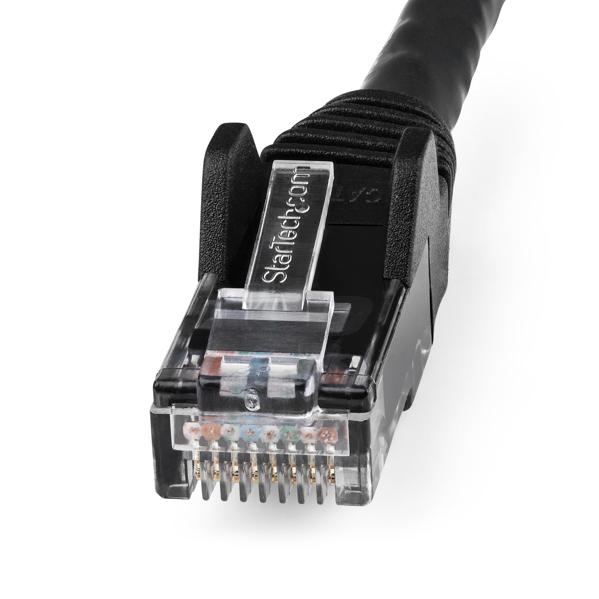 15M Nero Cavo Ethernet Cat5e RJ45 LAN DI RETE PATCH LEAD 100% rame 49.2ft 