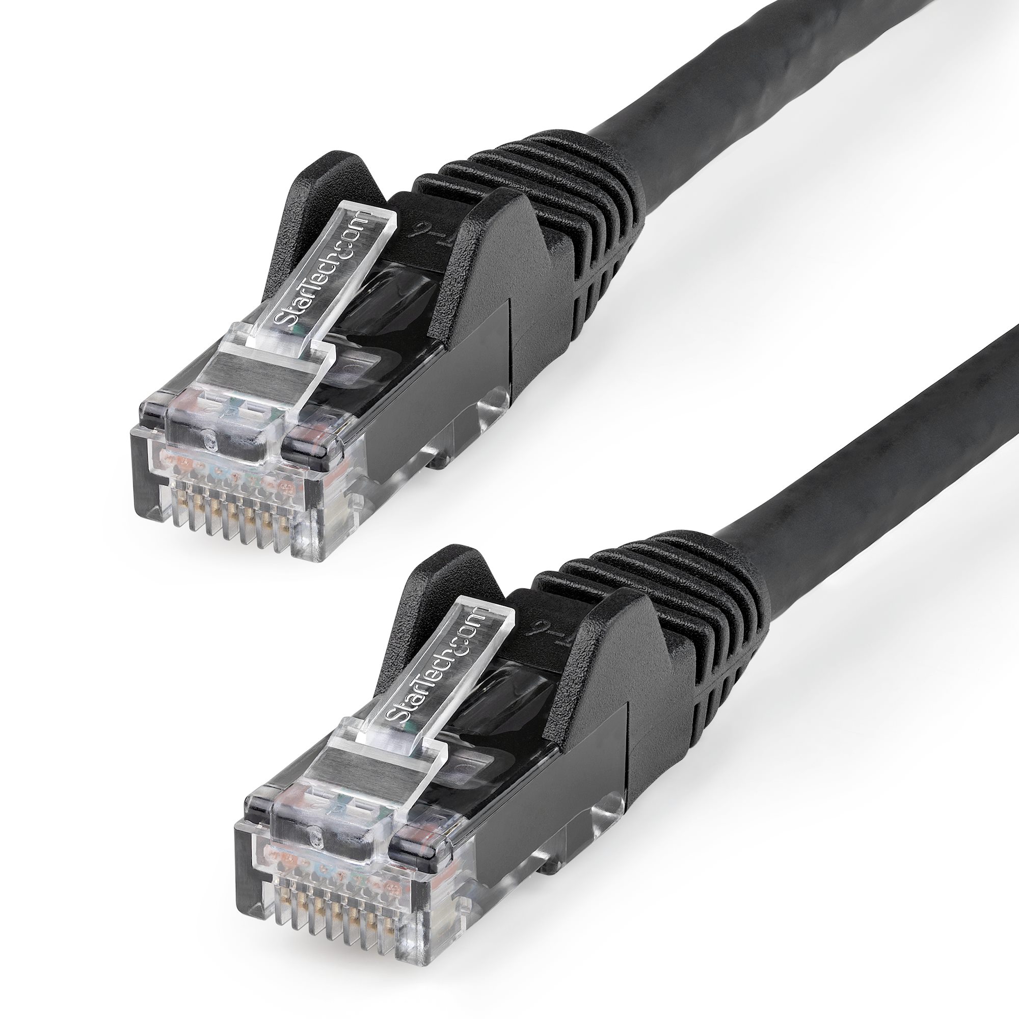 CAT6 25FT Black Gigabit Ethernet Cable Snagless Cord DSL 25 Feet 