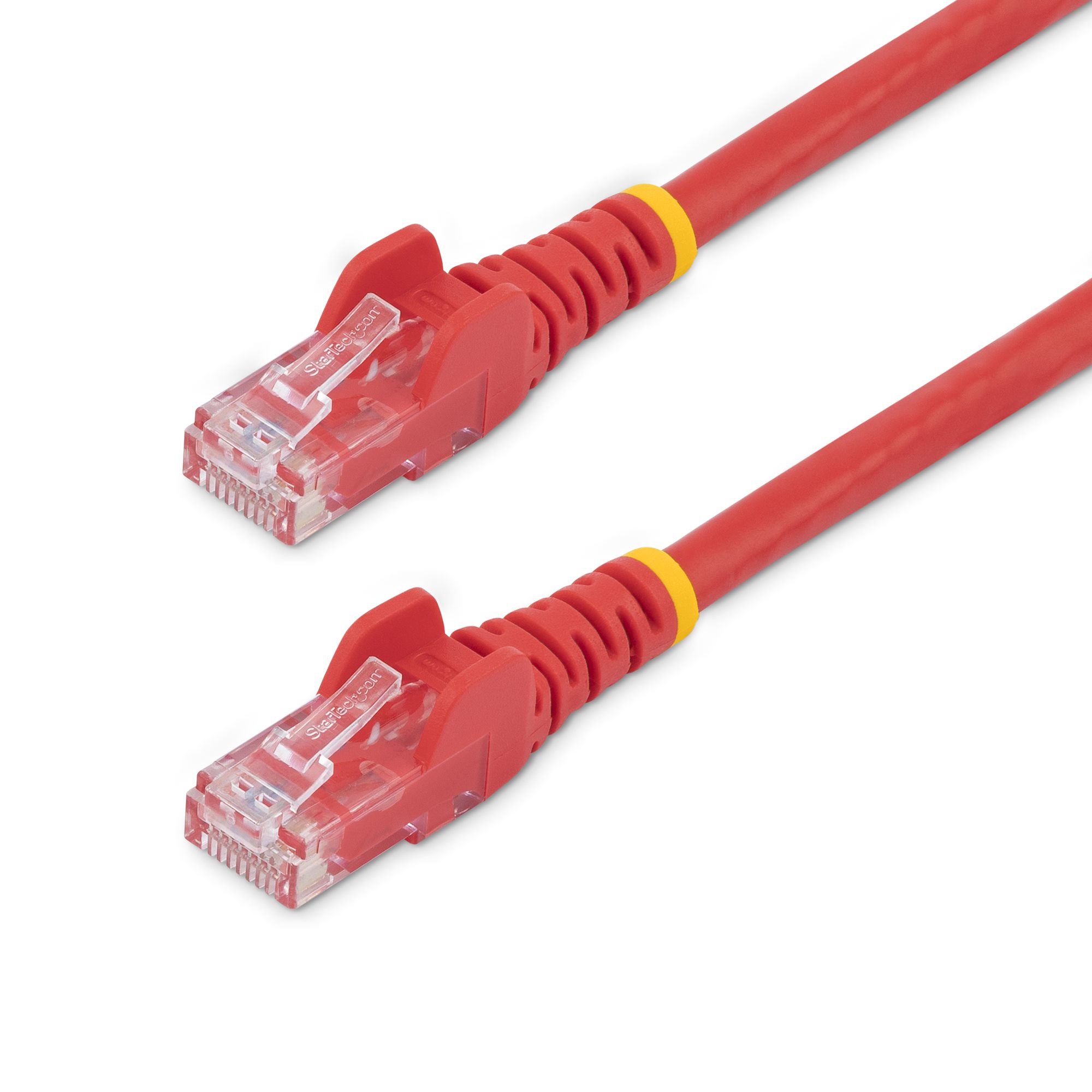 2m CAT6 Ethernet Cable - Red CAT 6 Gigabit Ethernet Wire -650MHz 100W PoE  RJ45 UTP Network/Patch Cord Snagless w/Strain Relief Fluke Tested/Wiring is