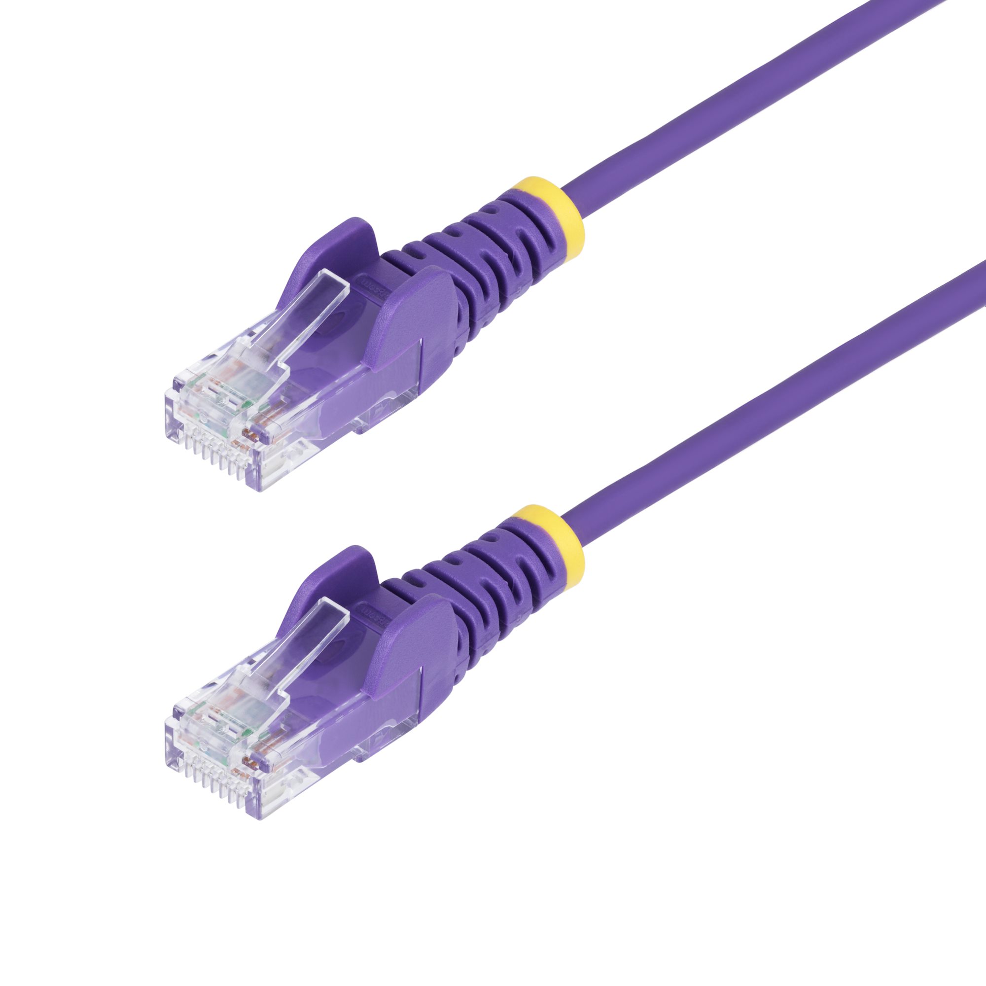 10ft Purple Slim CAT6 Ethernet Cable, Snagless, 100W PoE