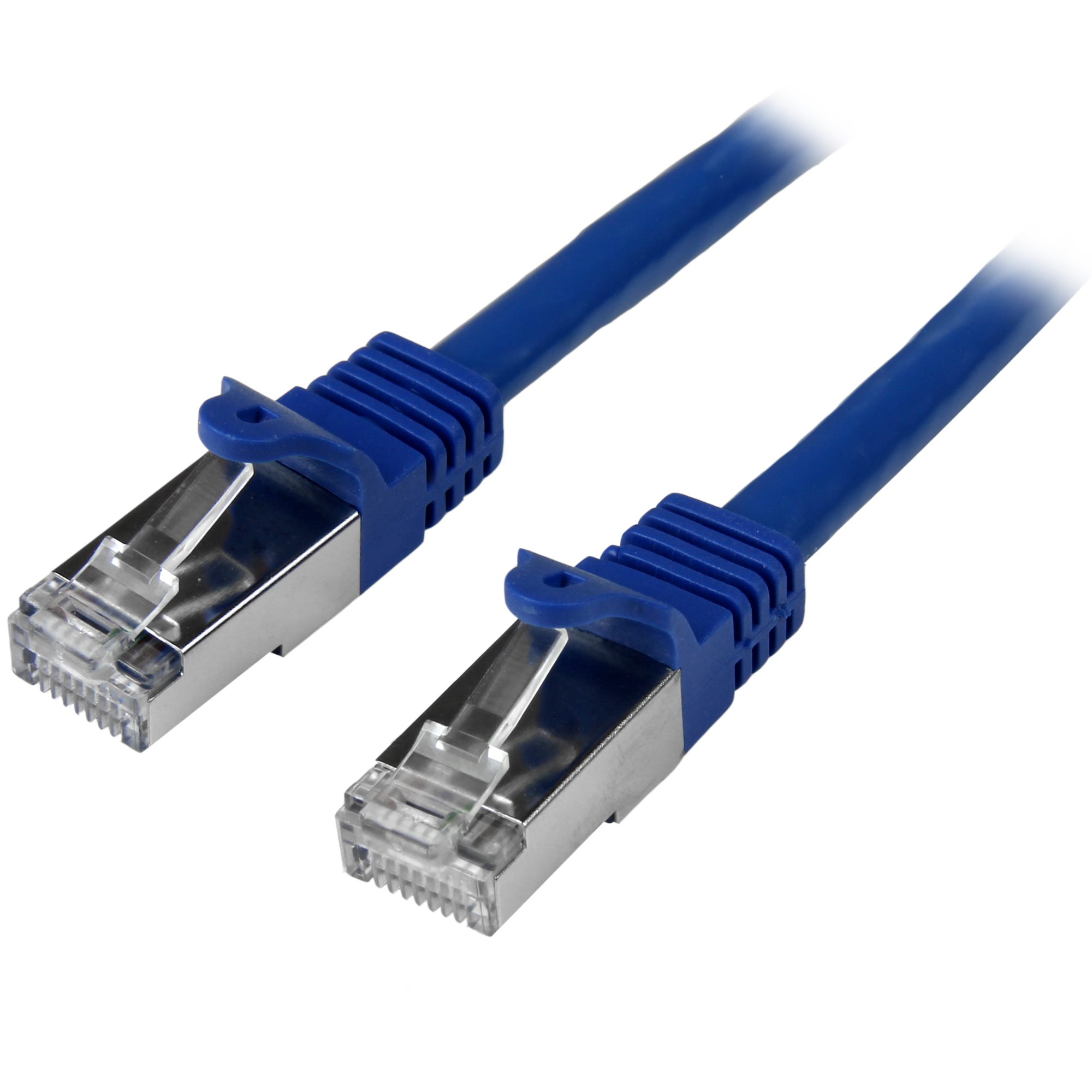 100 ft. CAT 7 SFTP 26AWG Double Shielded RJ45 Snagless Ethernet Cable, Blue