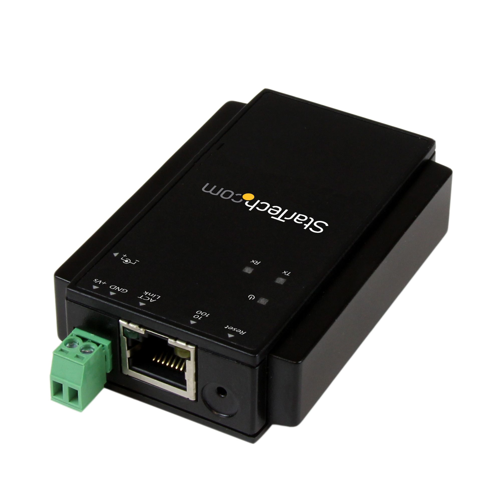 1ポートシリアル(RS232C) - イーサネット(TCP/IP)変換デバイスサーバー　DINレールブラケット付属