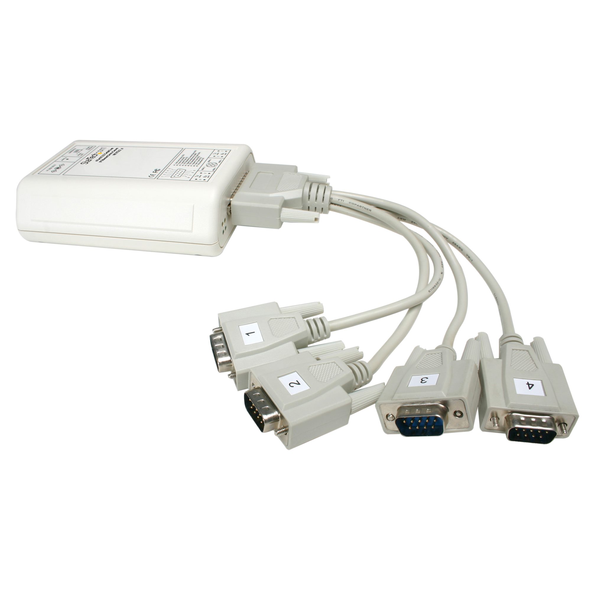 4 Port Serial Device Server Serial Over IP Cat5/6 Extenders