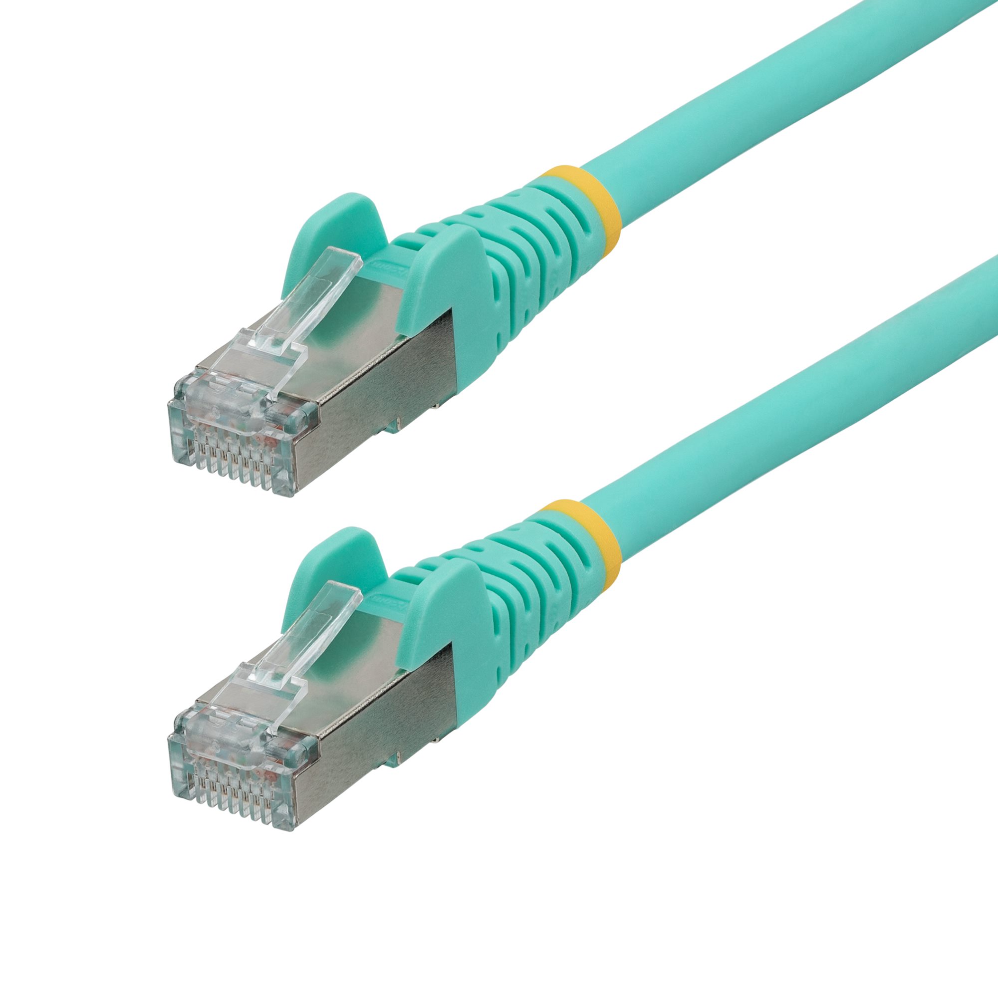 7.5m LSZH CAT6a Ethernet Cable - Aqua (NLAQ-750-CAT6A-PATCH) - カテゴリ6aケーブル |  StarTech.com 日本