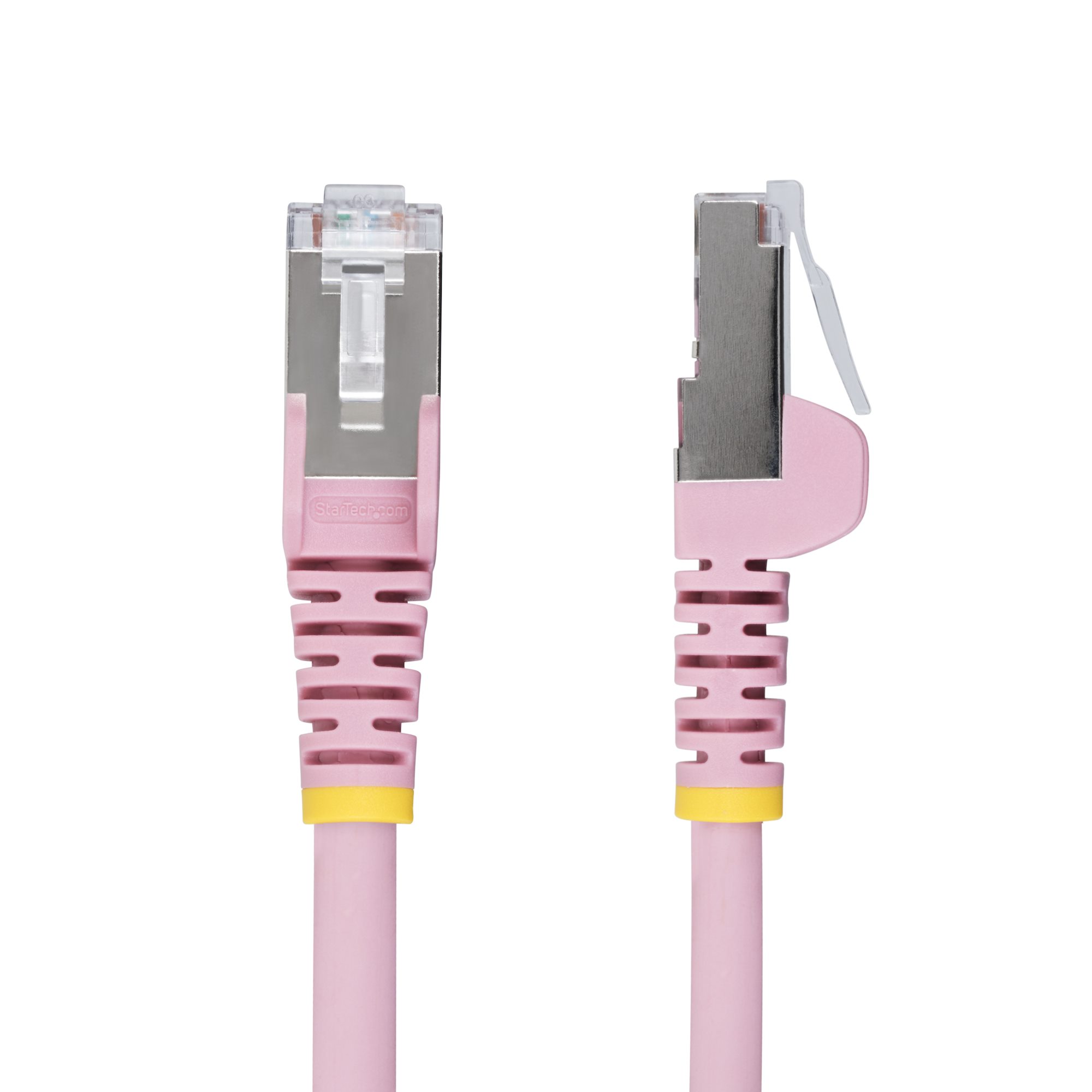 FLANTEC 10GBASE-T Cat.6A LANケーブル 200mピンク 5ft Pink CAT6a Ethernet Cable, Snagless RJ45, 10GbE, 100W