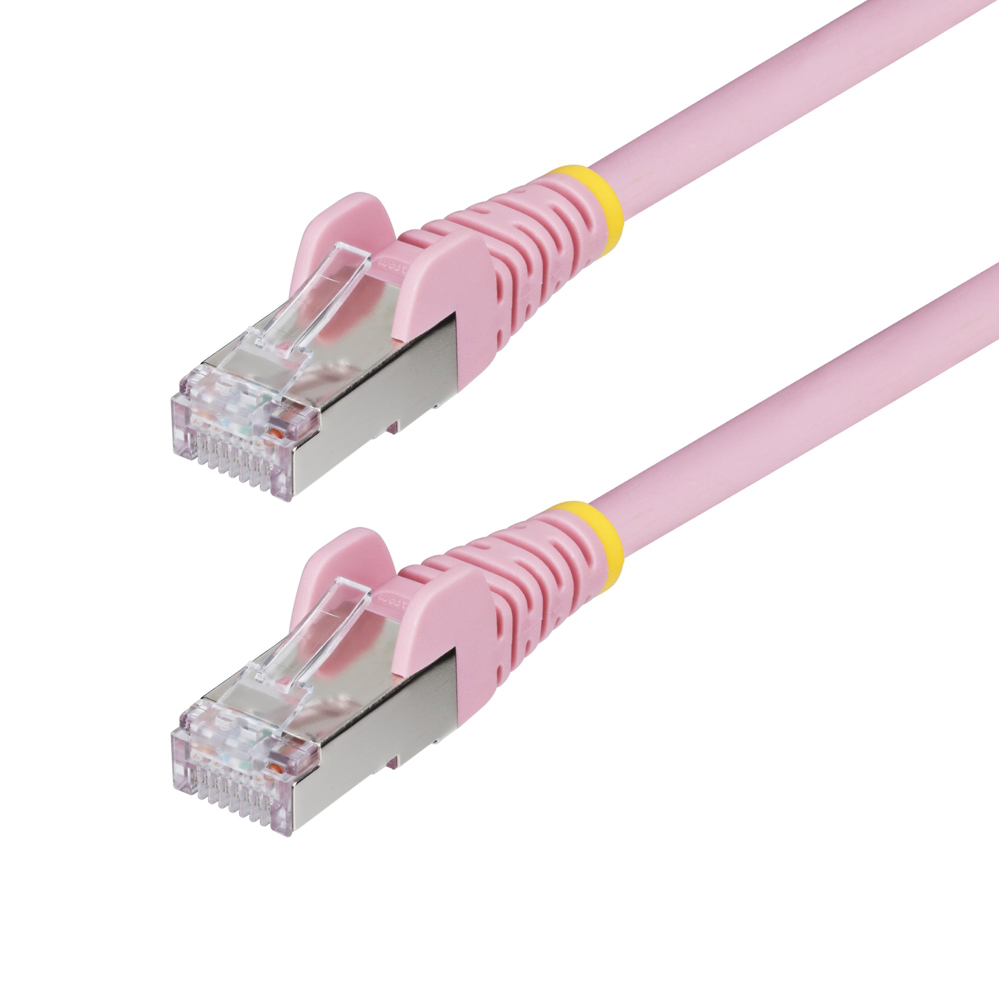 FLANTEC 10GBASE-T Cat.6A LANケーブル 200mピンク 10ft Pink CAT6a Ethernet Cable, Snagless RJ45, 10GbE, 100W PoE++