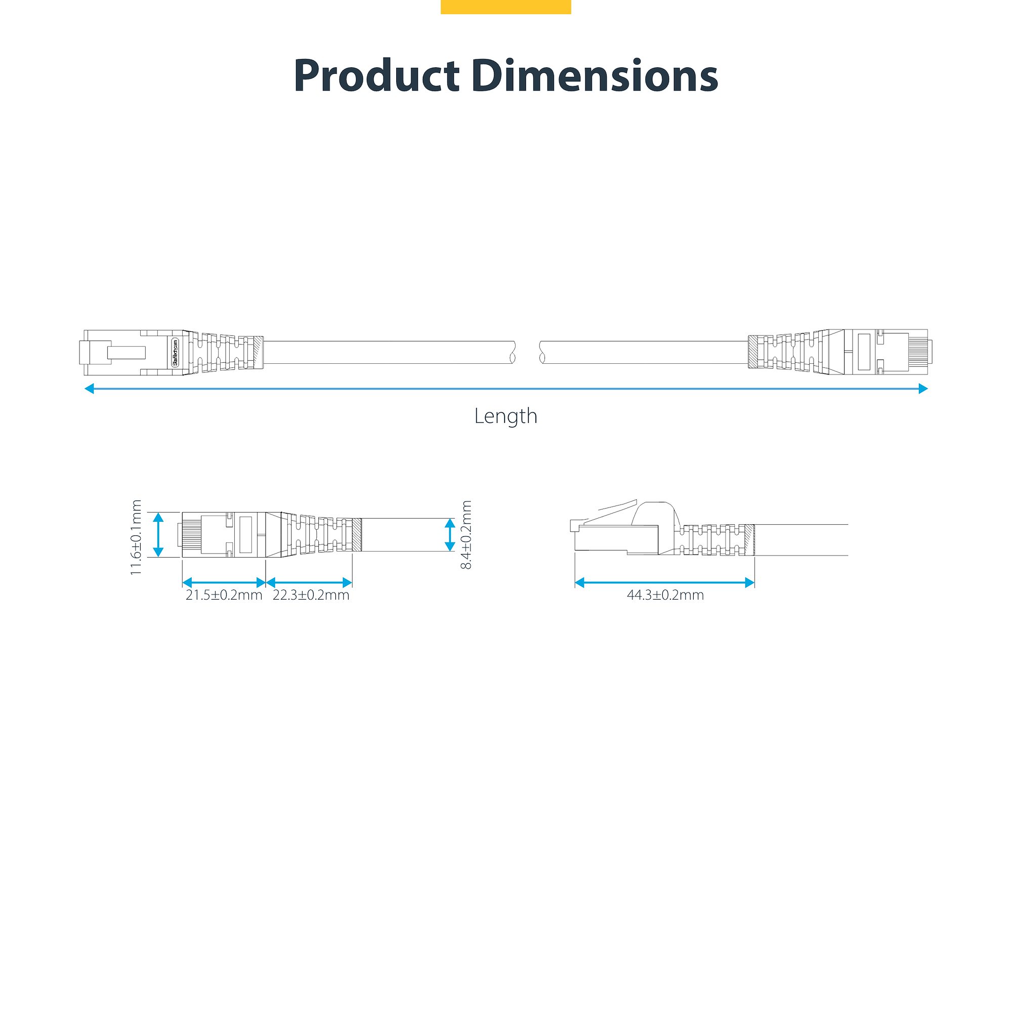 Cavo Ethernet Cat 8 Da 10 Metri - Cavo LAN Piatto 40Gbps, 2000MHz - Bianco, Per Router, PC E Gaming