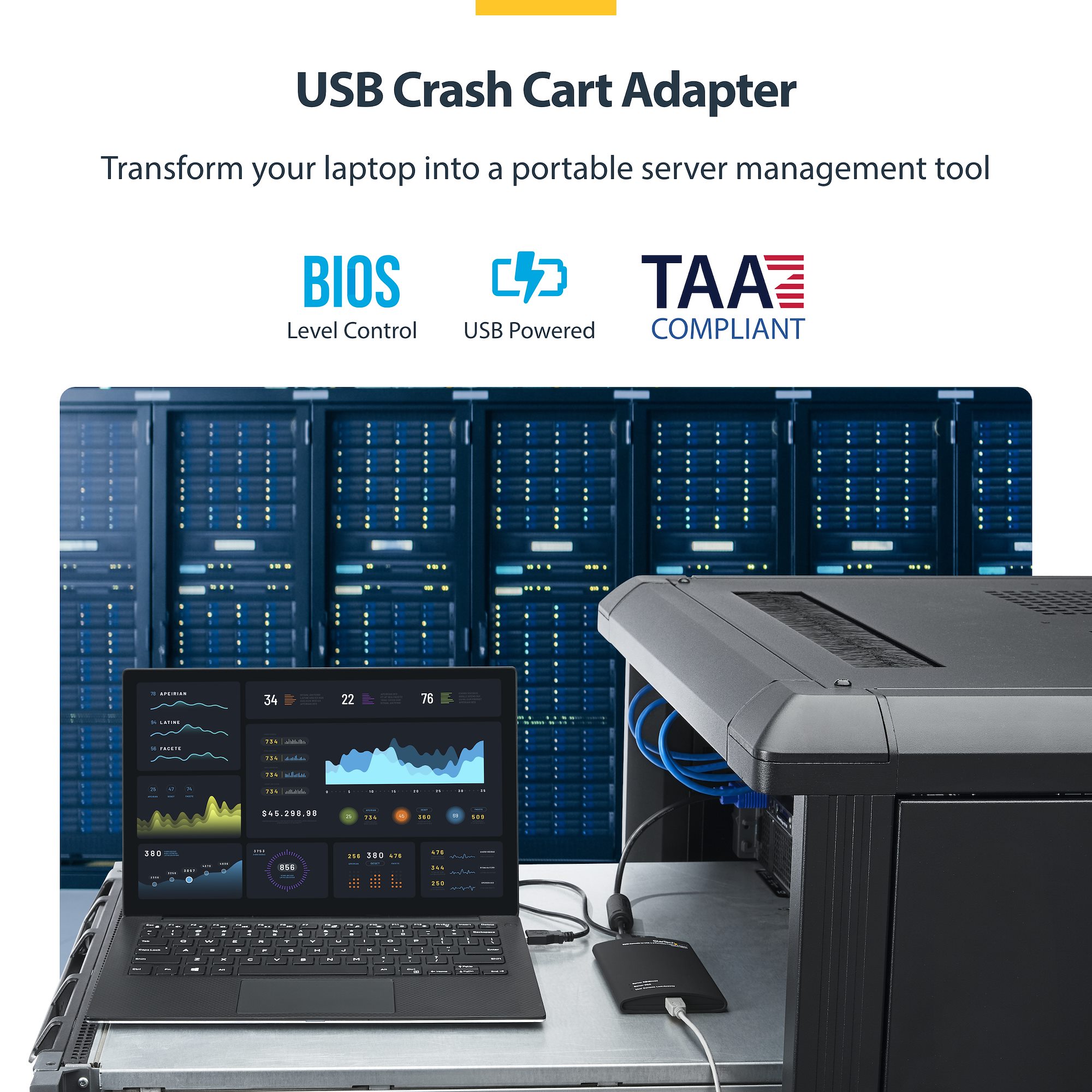 Turn any laptop into a console for headless servers, PCs, ATMs