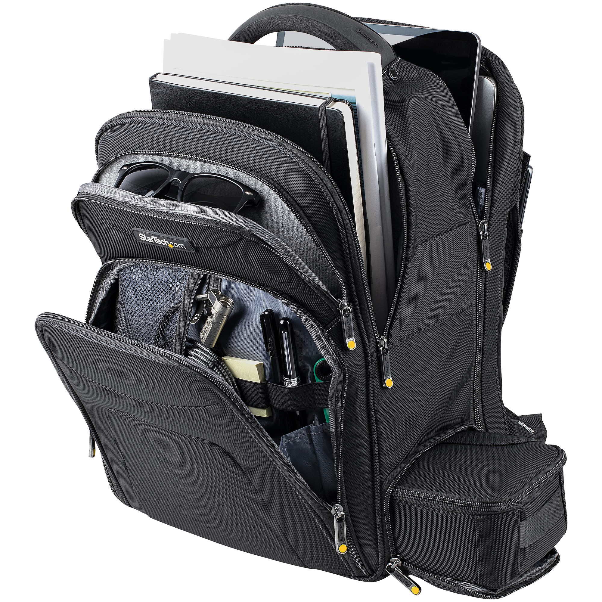 Zaino Porta Computer Grande Capacità 3 In 1, Borsa Business In Nylon Impermeabile Con Porta USB, Set Da Viaggio Con Borsa Media E Piccola, Rosso