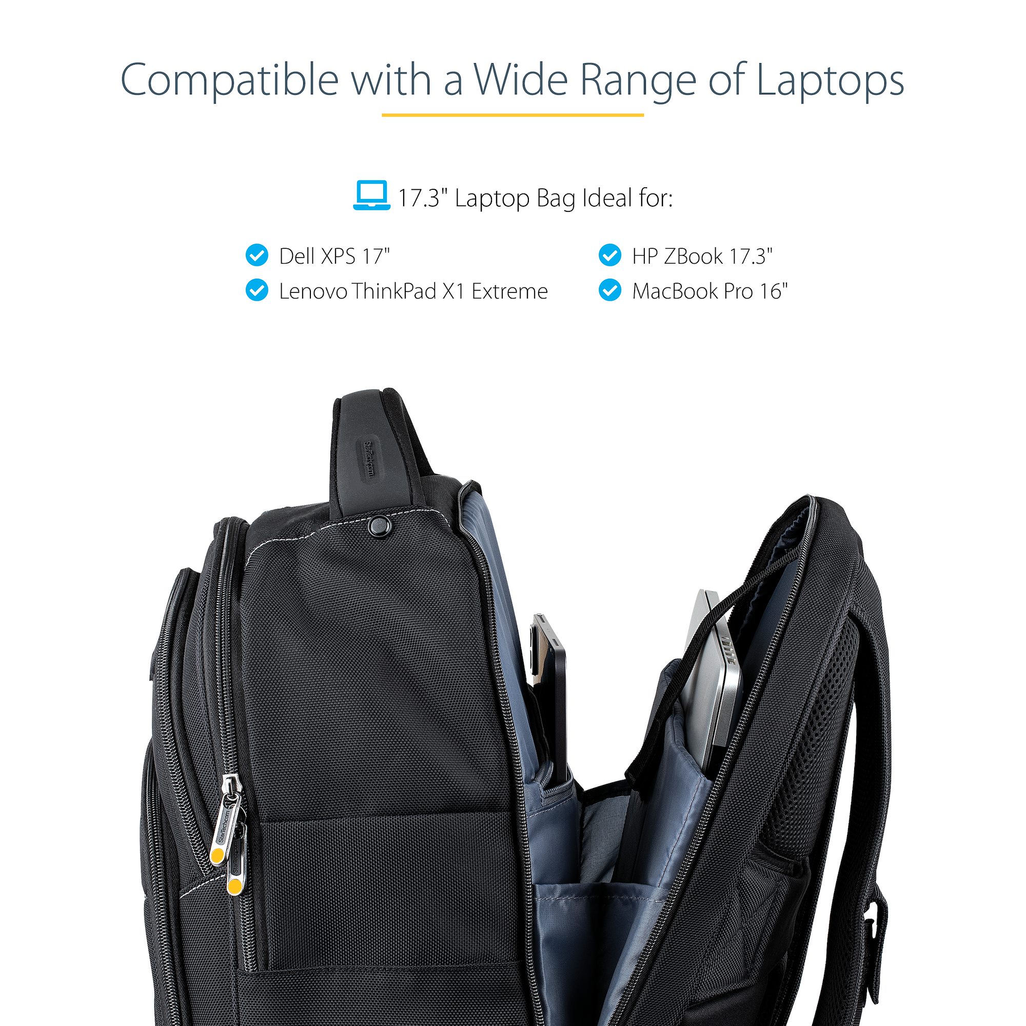 dårligt Måler Profit 17.3in Laptop Backpack w/ Accessory Case - Laptop Backpacks | StarTech.com