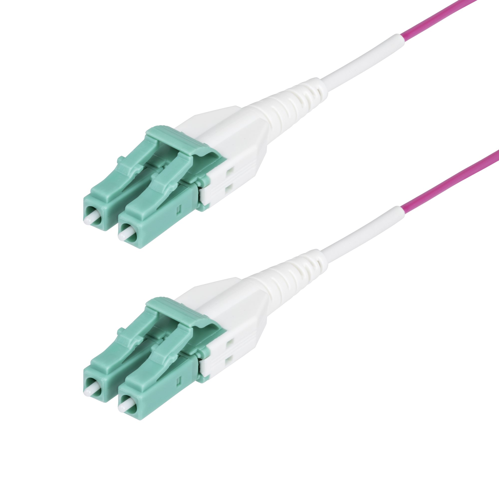 値下げしました　4本　光ファイバーMMF OM4 LCコネクタ　3メートル 光ファイバーケーブル／OM4 マルチモード／1m／LC-LC UPC／50