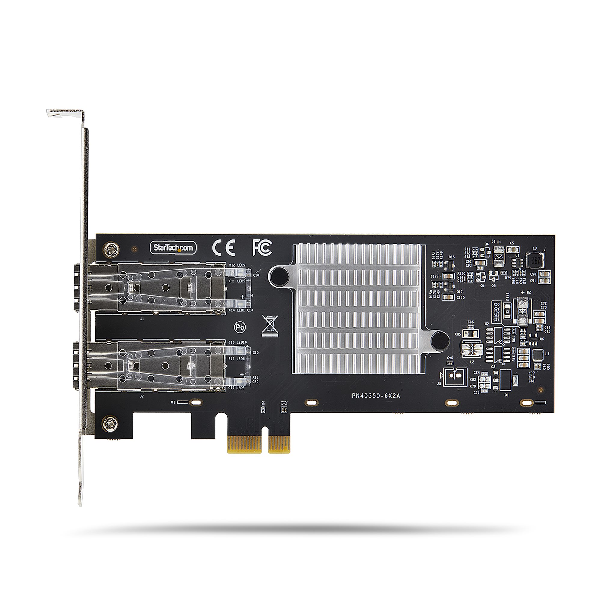 2-Port GbE SFP Network Card, PCIe 2.0 x1, Intel I350-AM2 2x 1GbE  Controller, 1000BASE Copper/Fiber Optic, Dual-Port Gigabit Ethernet NIC,