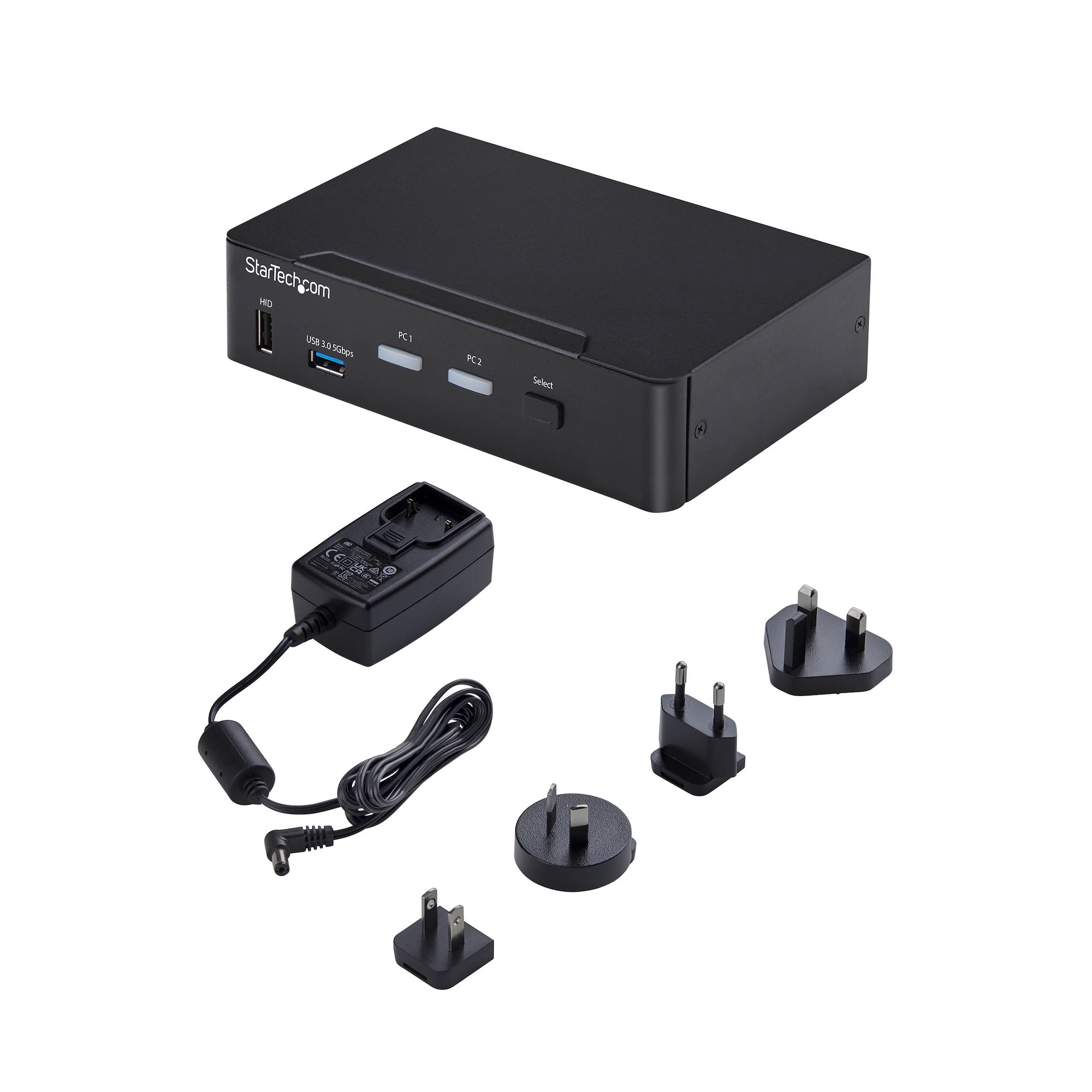 Share a mouse, keyboard, USB 5Gbps hub, and 4K 60Hz DisplayPort