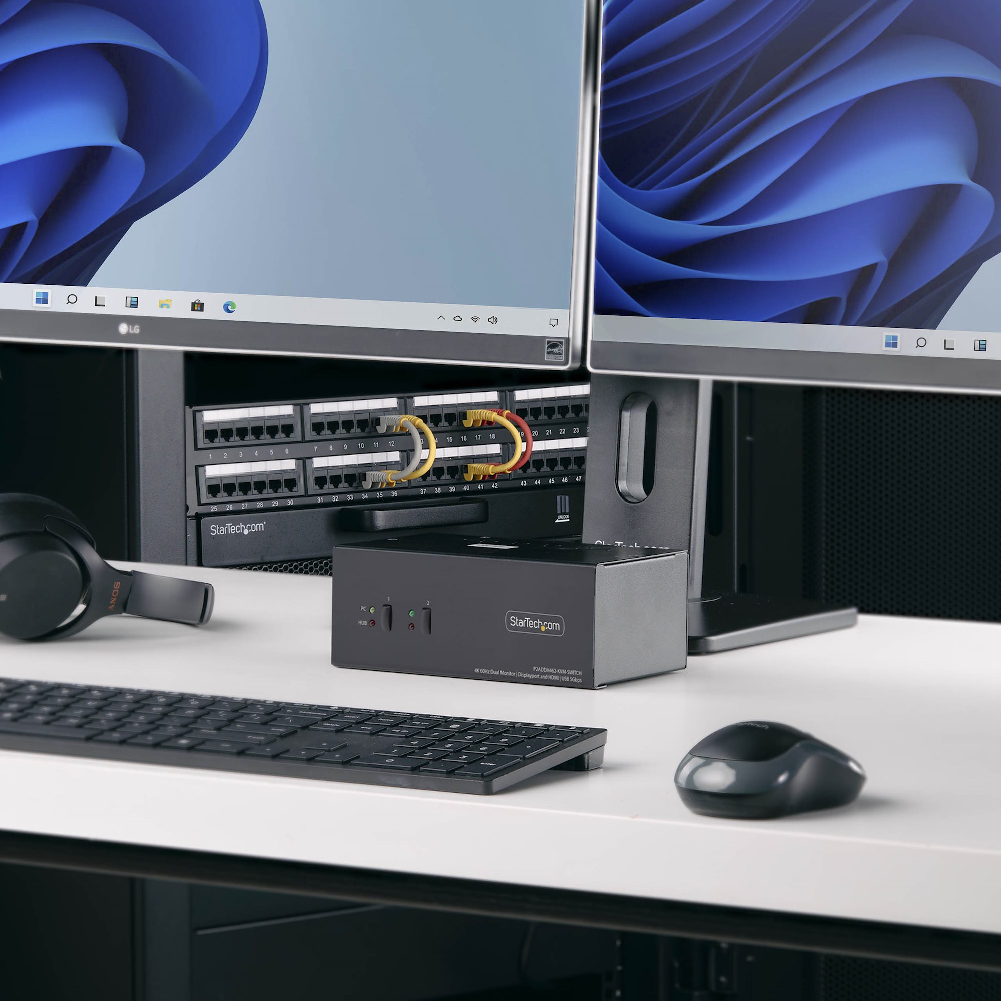 Share a mouse, keyboard, USB 5Gbps hub, 4K 60Hz DisplayPort