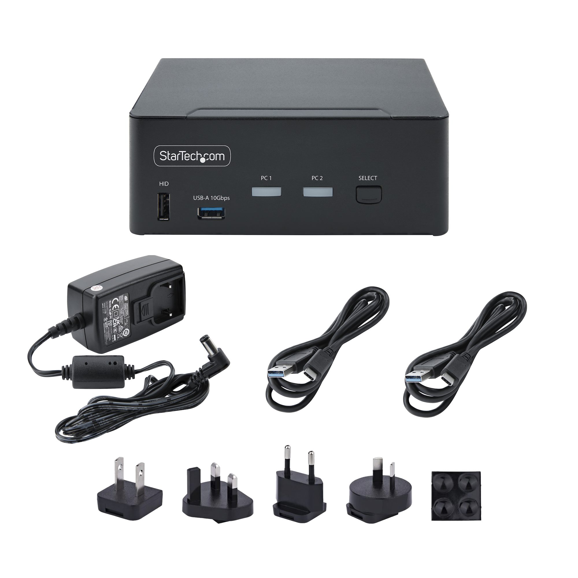 Share a mouse, keyboard, USB (10Gbps) Hub, and dual 8K 60Hz